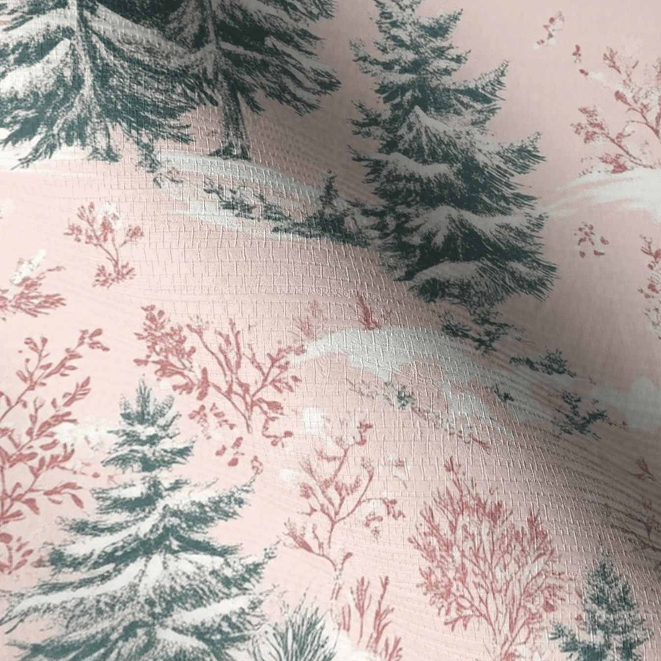 Pastel Frost Toile Faux Grasscloth Wallpaper - Lemon Park
