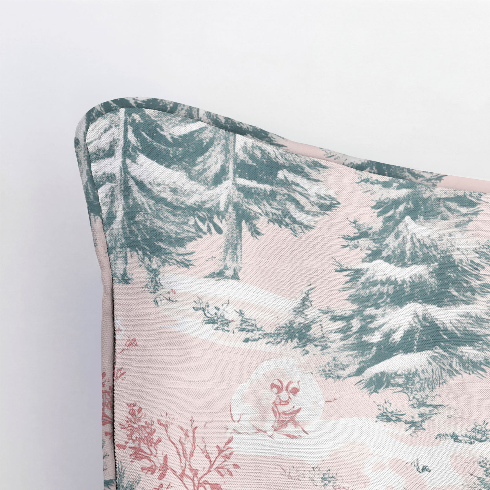 Pastel Frost Toile Throw Pillow - Lemon Park