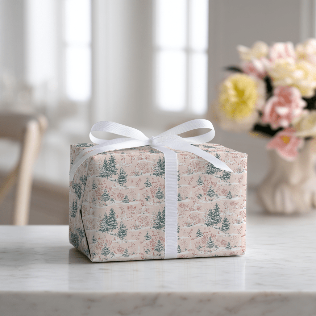 Pastel Frost Toile - Wrapping Paper - Lemon Park