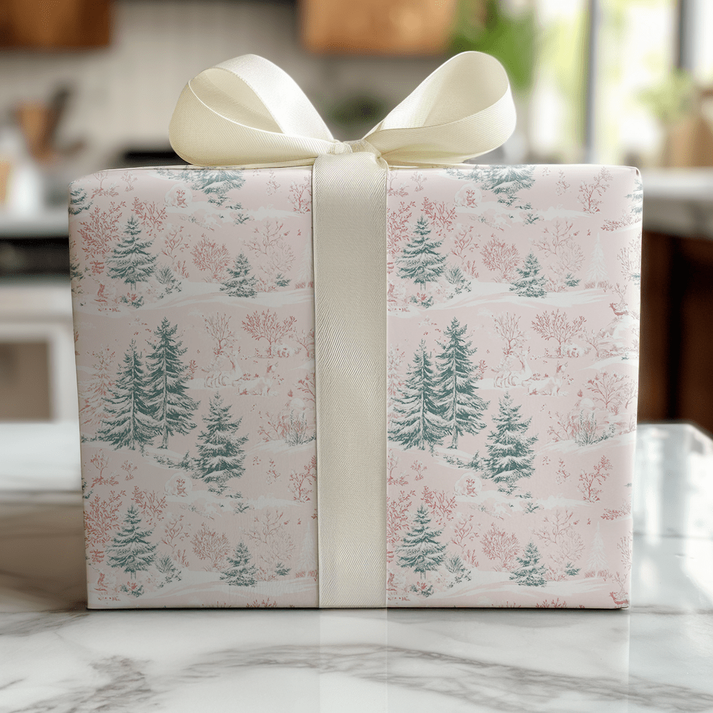 Pastel Frost Toile - Wrapping Paper - Lemon Park