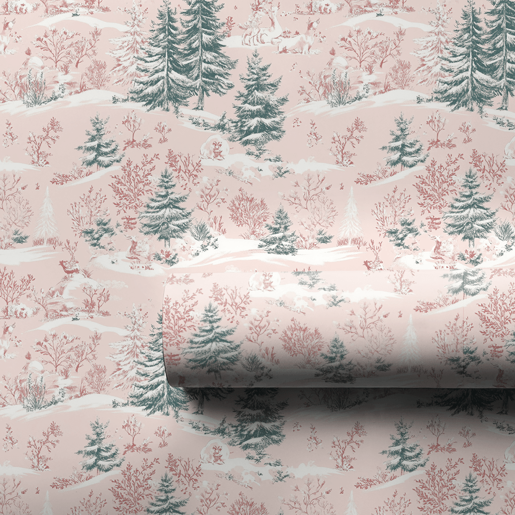 Pastel Frost Toile - Wrapping Paper - Lemon Park