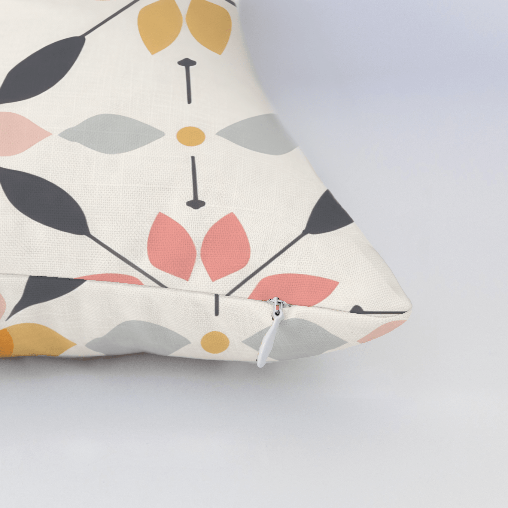 Pastel Lattice Throw Pillow - Lemon Park