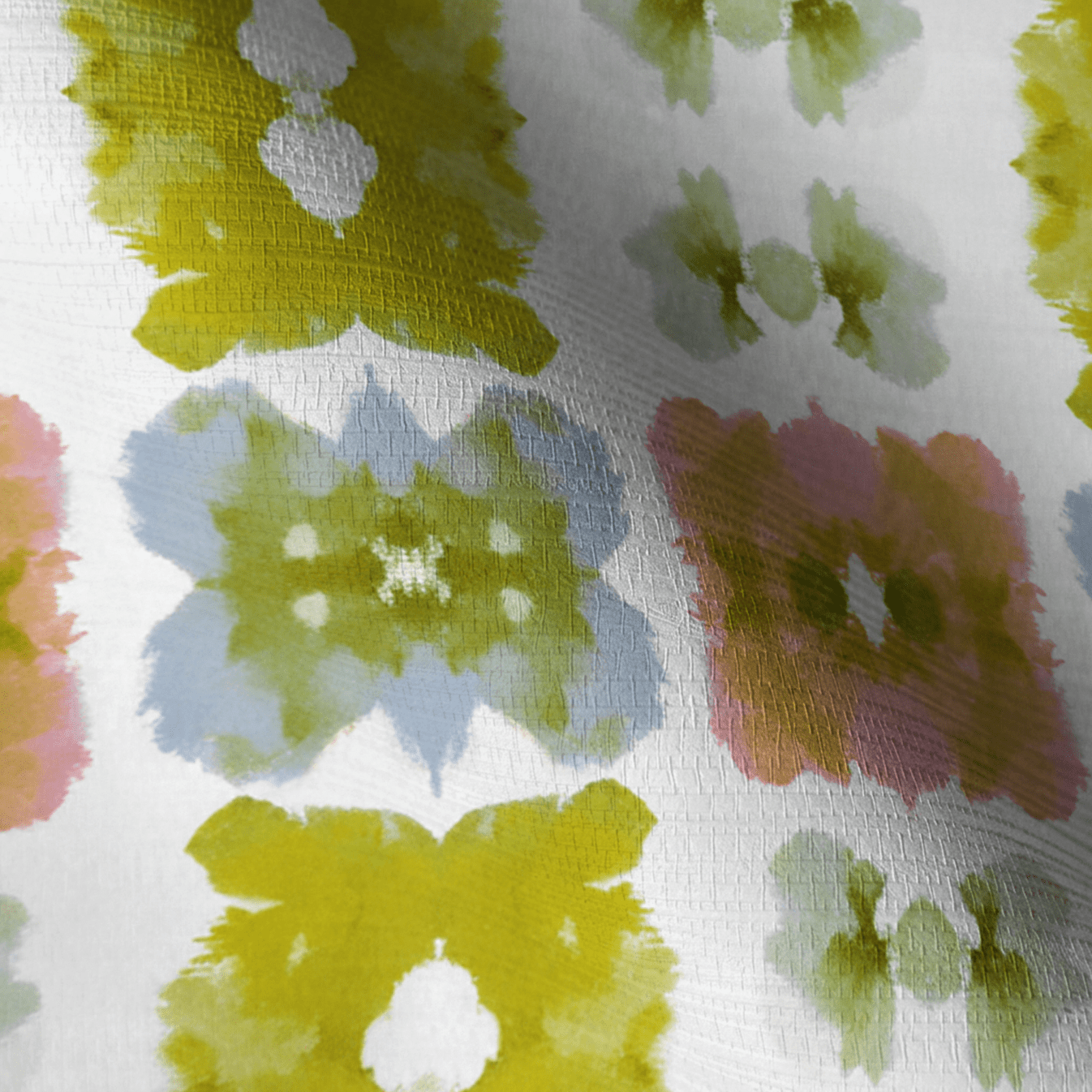 Pastel Loom Faux Grasscloth Wallpaper - Lemon Park