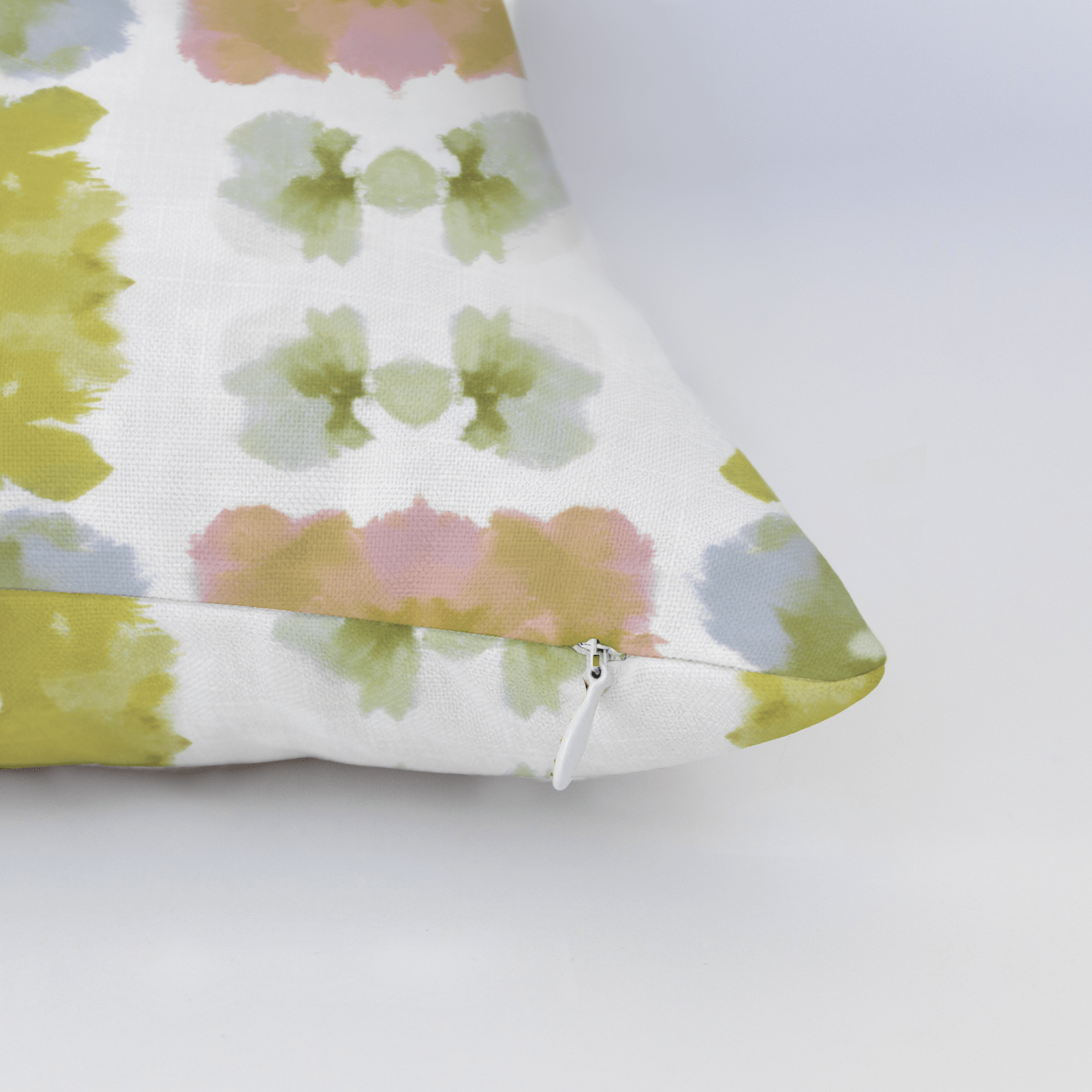 Pastel Loom Throw Pillow - Lemon Park
