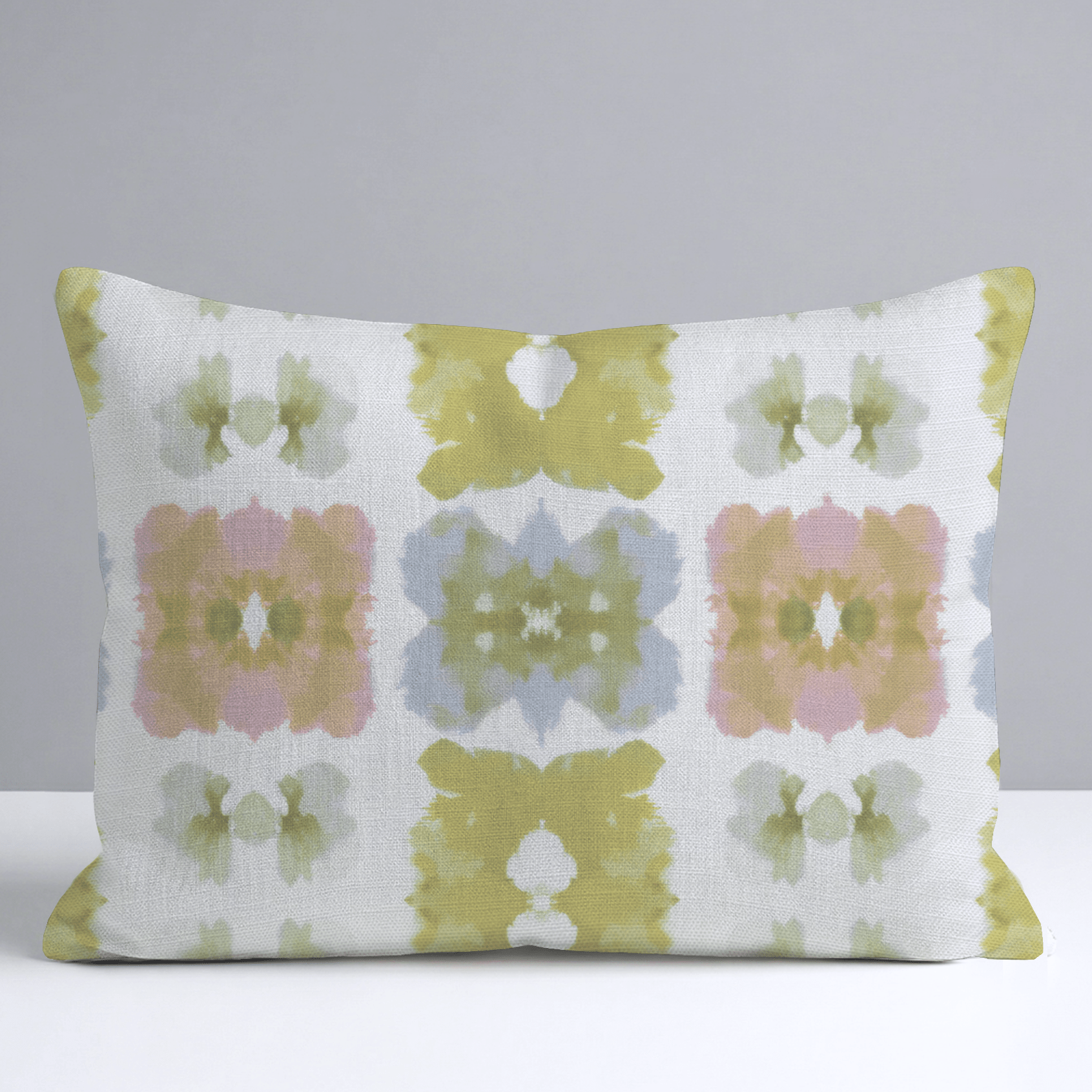 Pastel Loom Throw Pillow - Lemon Park
