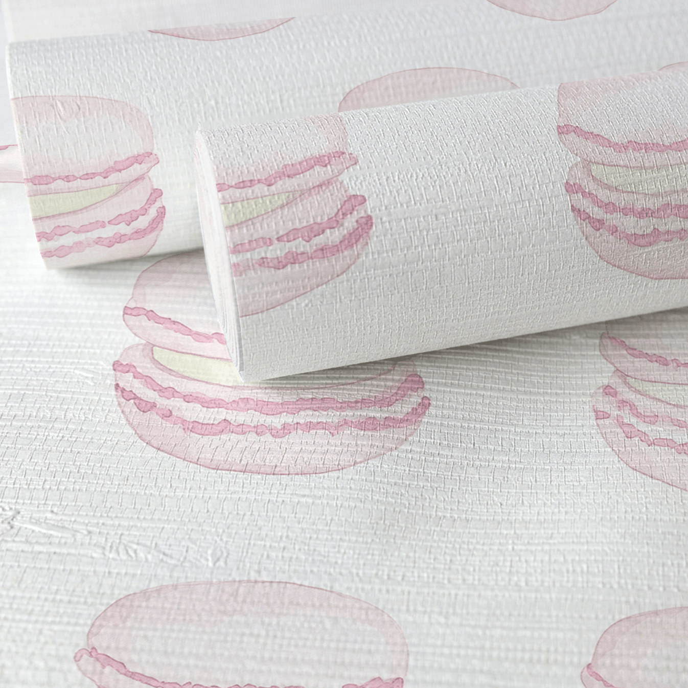 Pastel Paris Faux Grasscloth Wallpaper - Lemon Park