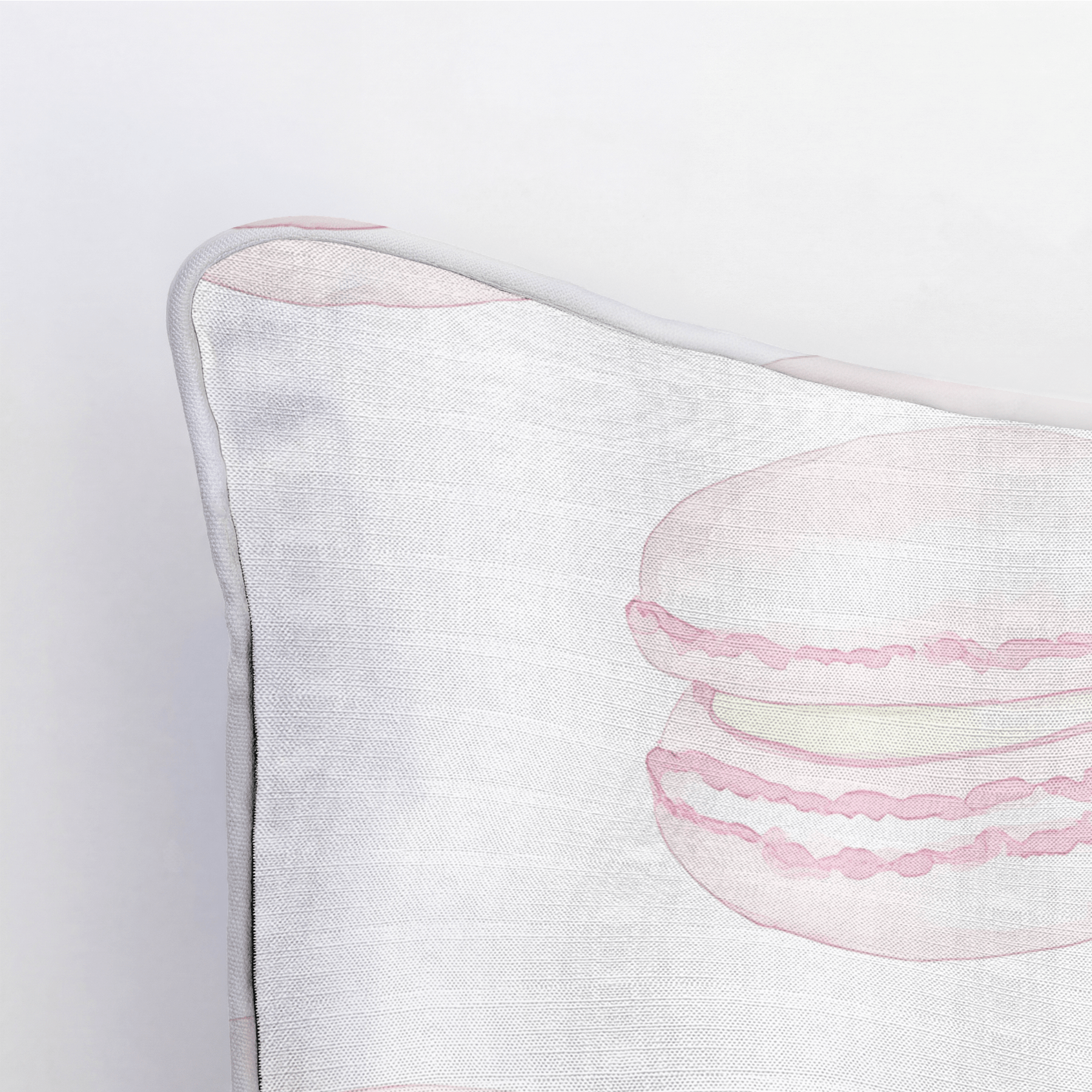 Pastel Paris Throw Pillow - Lemon Park