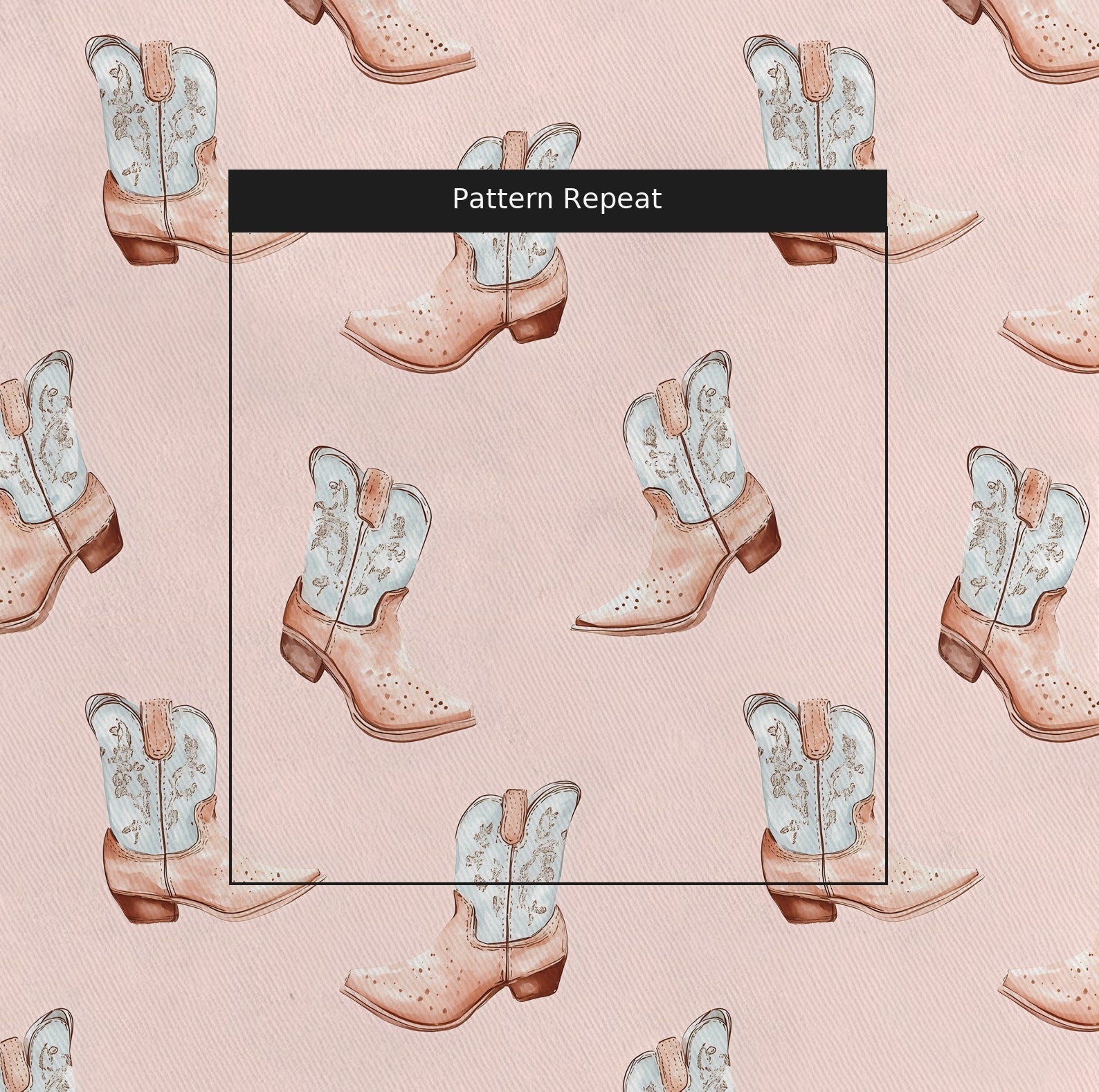 Pastel Rodeo - Fabric - Lemon Park