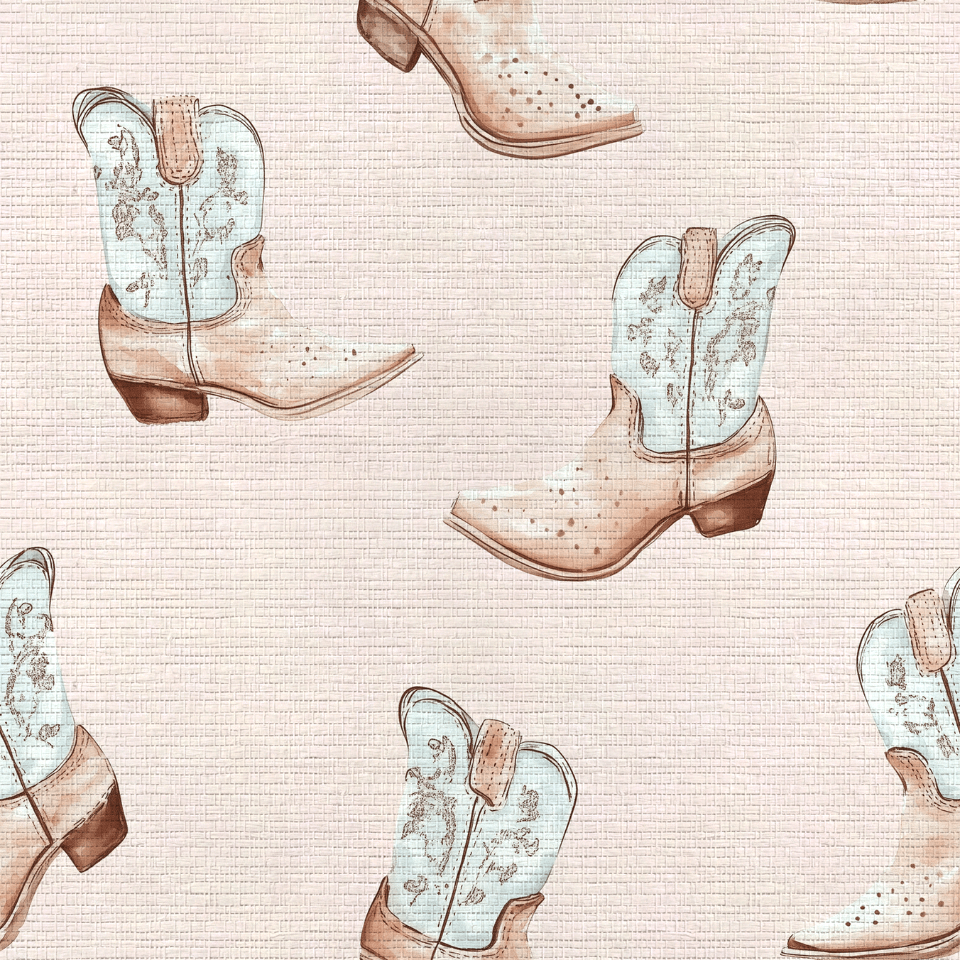 Pastel Rodeo Faux Grasscloth Wallpaper - Lemon Park