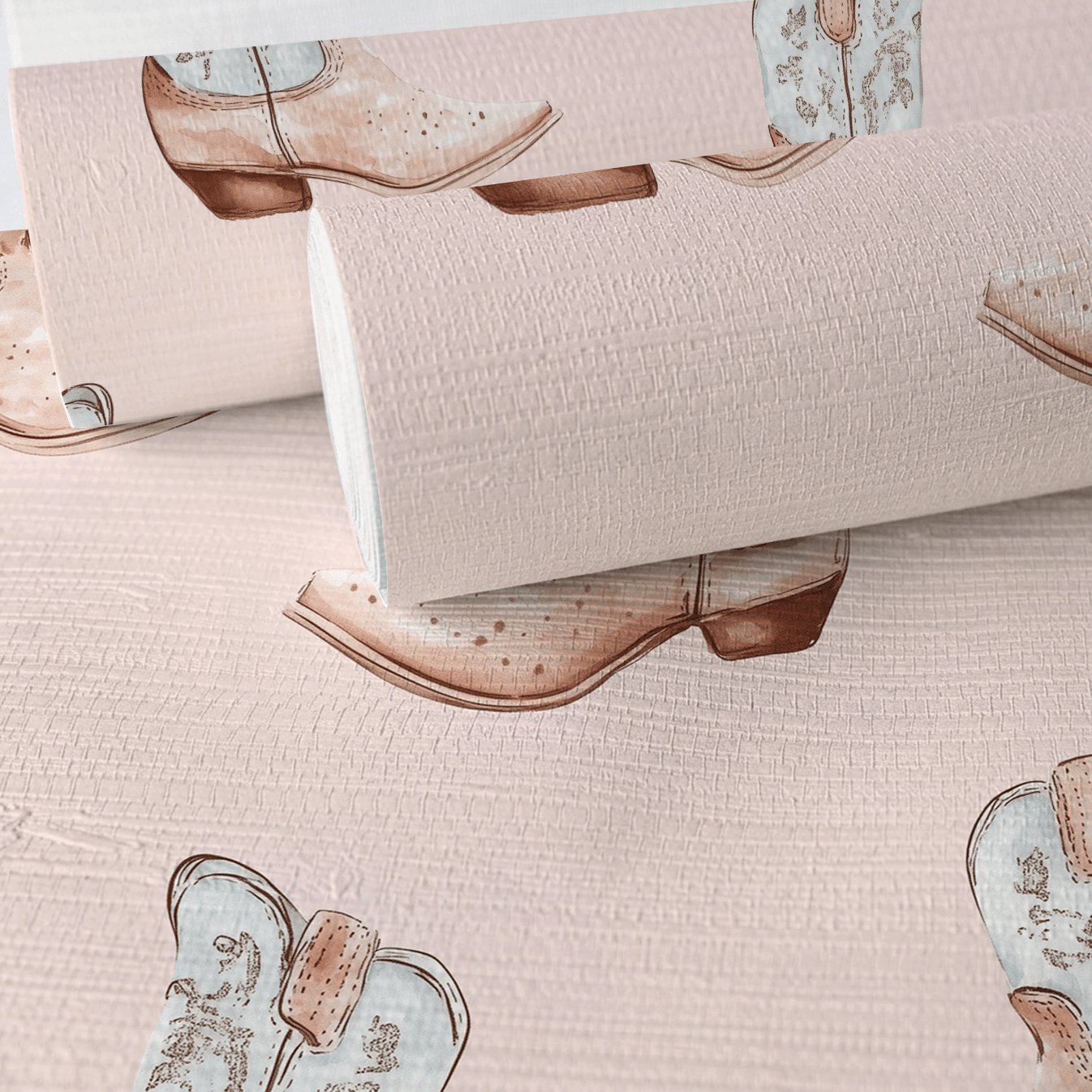 Pastel Rodeo Faux Grasscloth Wallpaper - Lemon Park