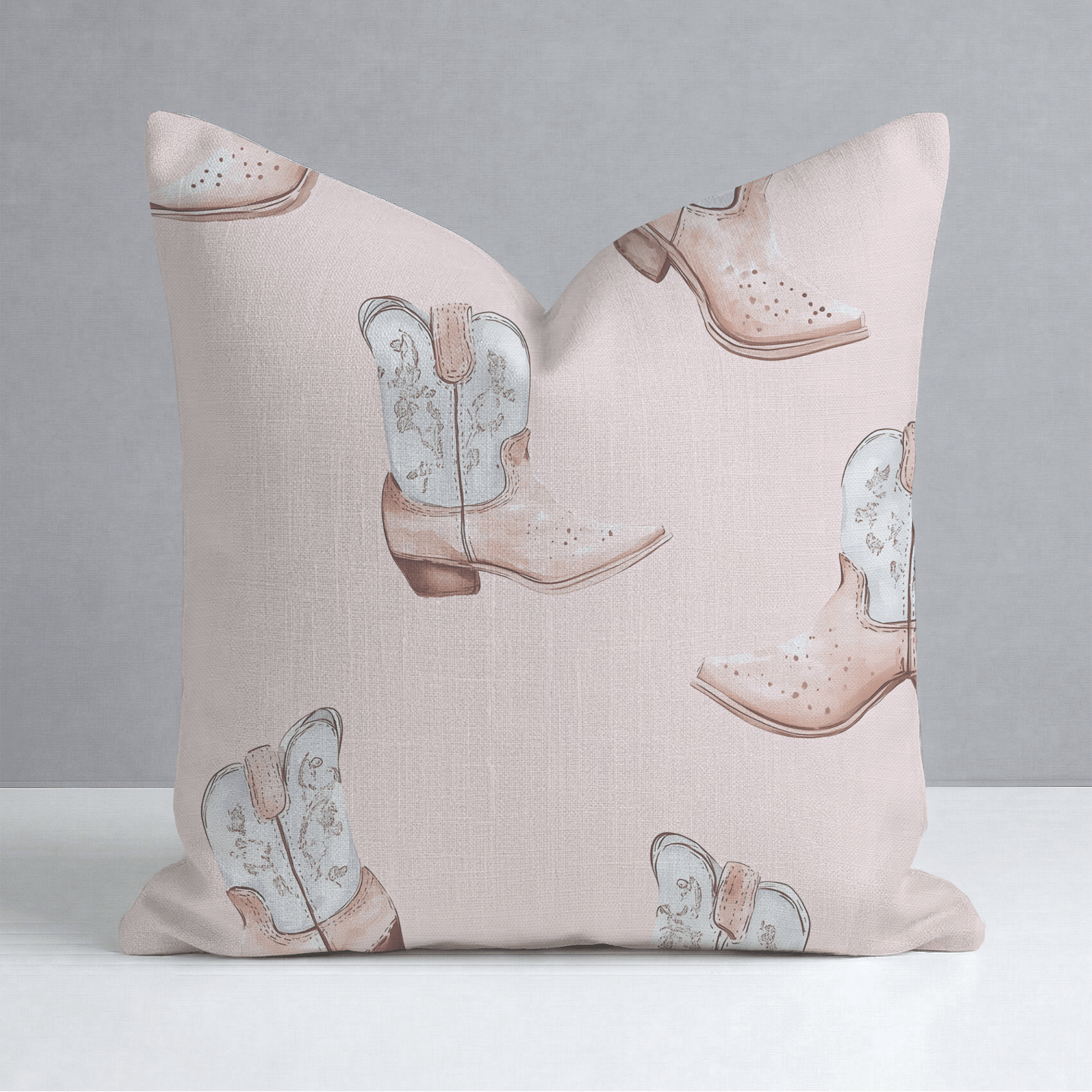 Pastel Rodeo Throw Pillow - Lemon Park