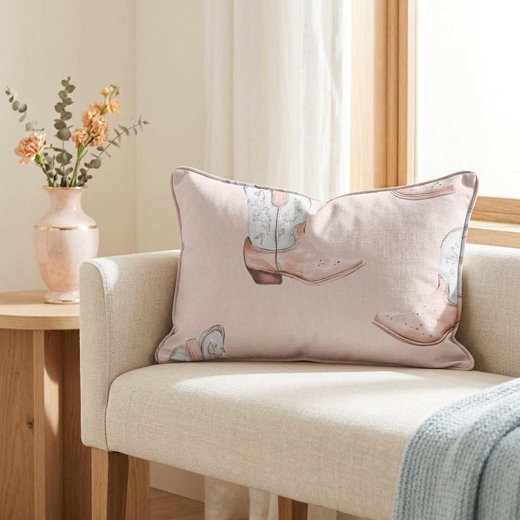 Pastel Rodeo Throw Pillow - Lemon Park