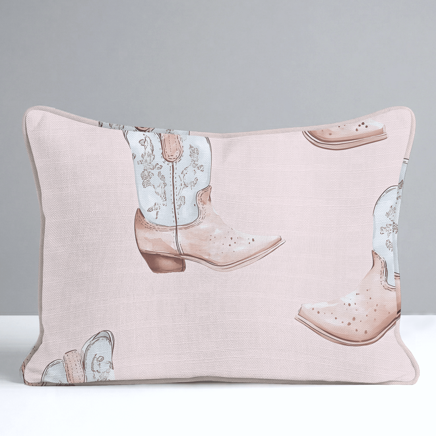 Pastel Rodeo Throw Pillow - Lemon Park