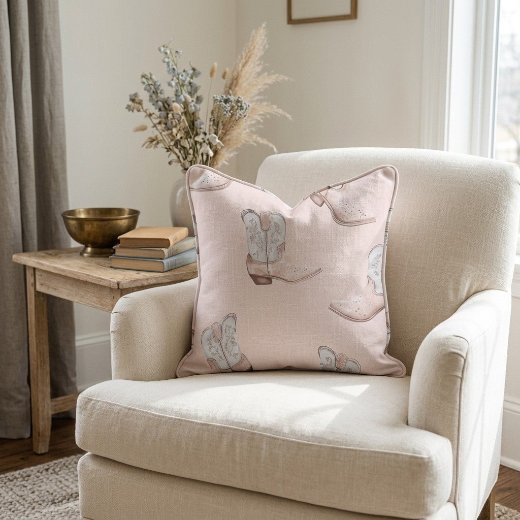 Pastel Rodeo Throw Pillow - Lemon Park