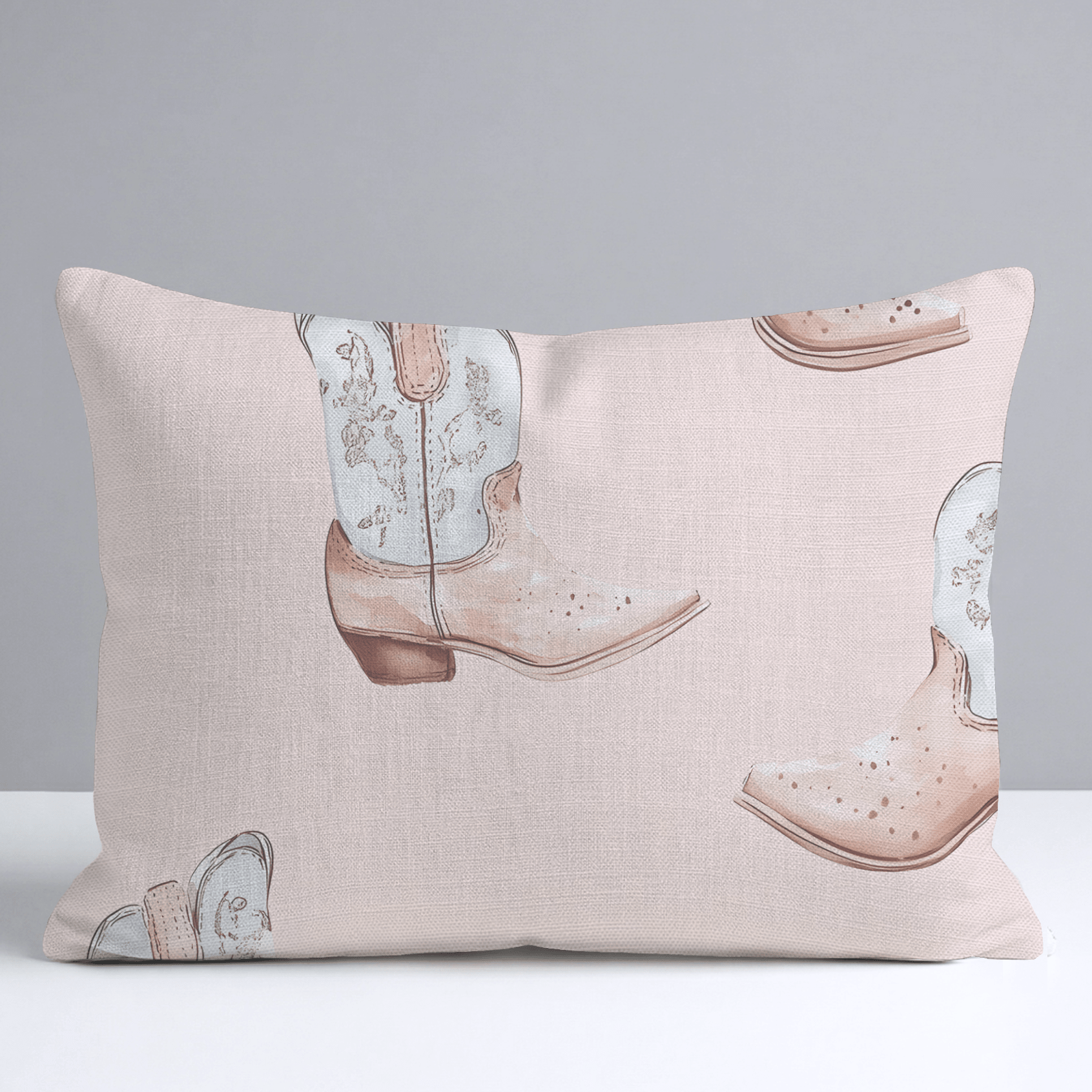 Pastel Rodeo Throw Pillow - Lemon Park