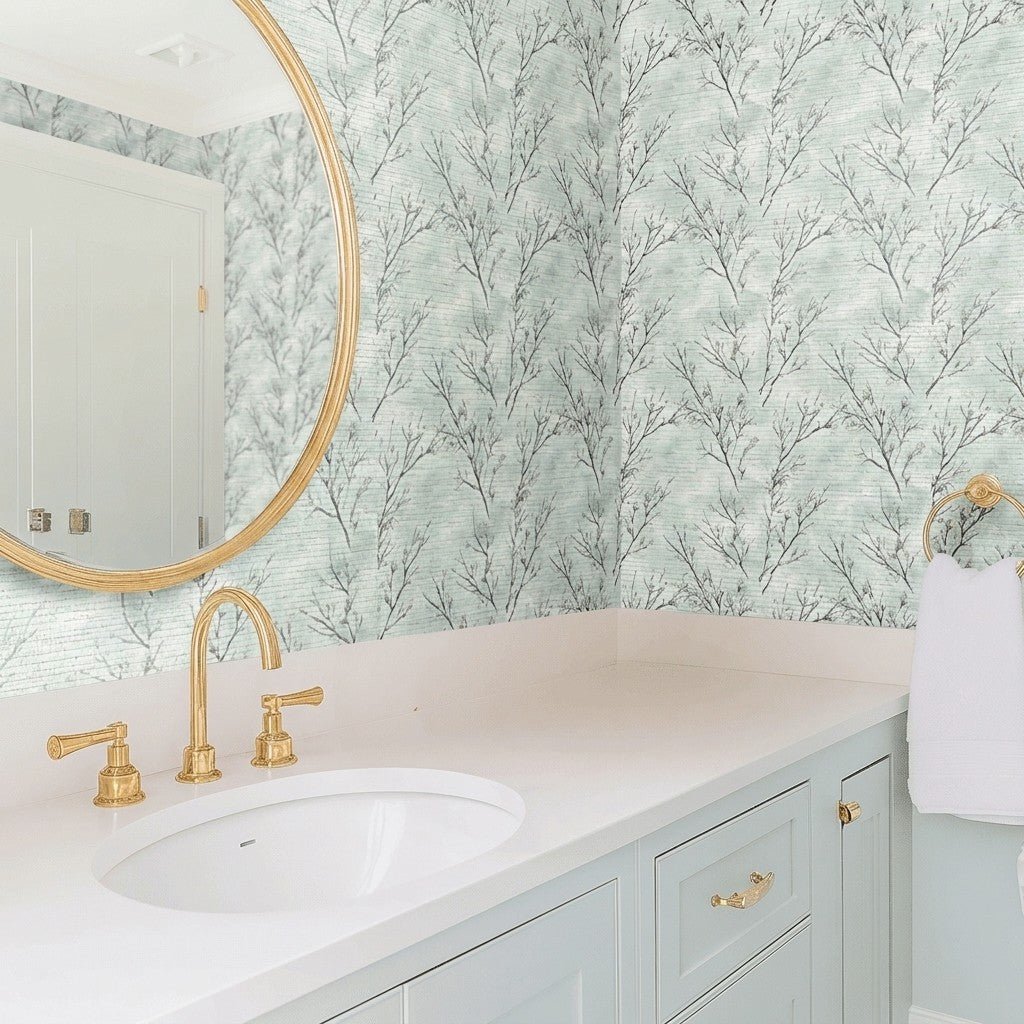 Paxton Faux Grasscloth Wallpaper - Lemon Park