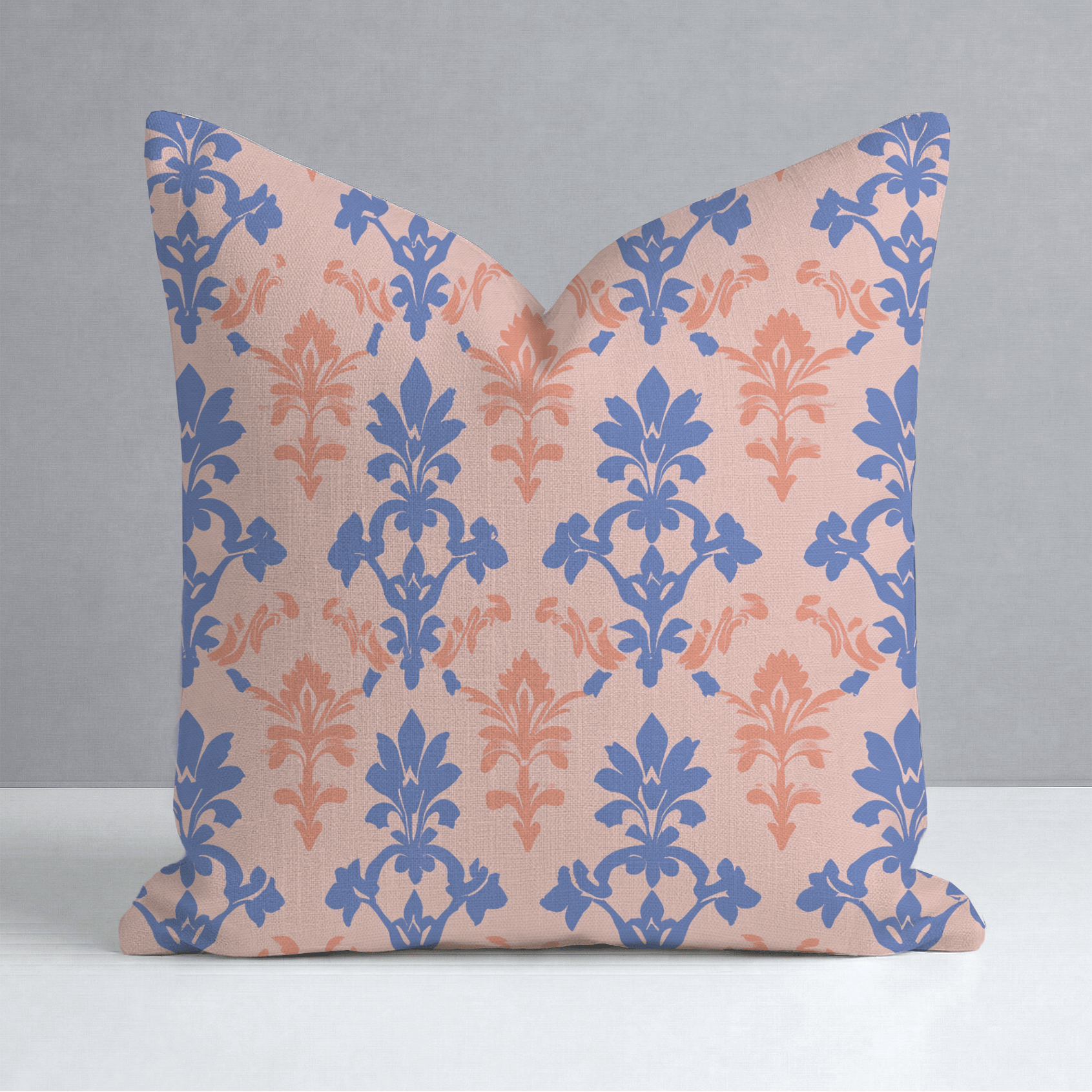 Peachy Elegance Throw Pillow - Lemon Park