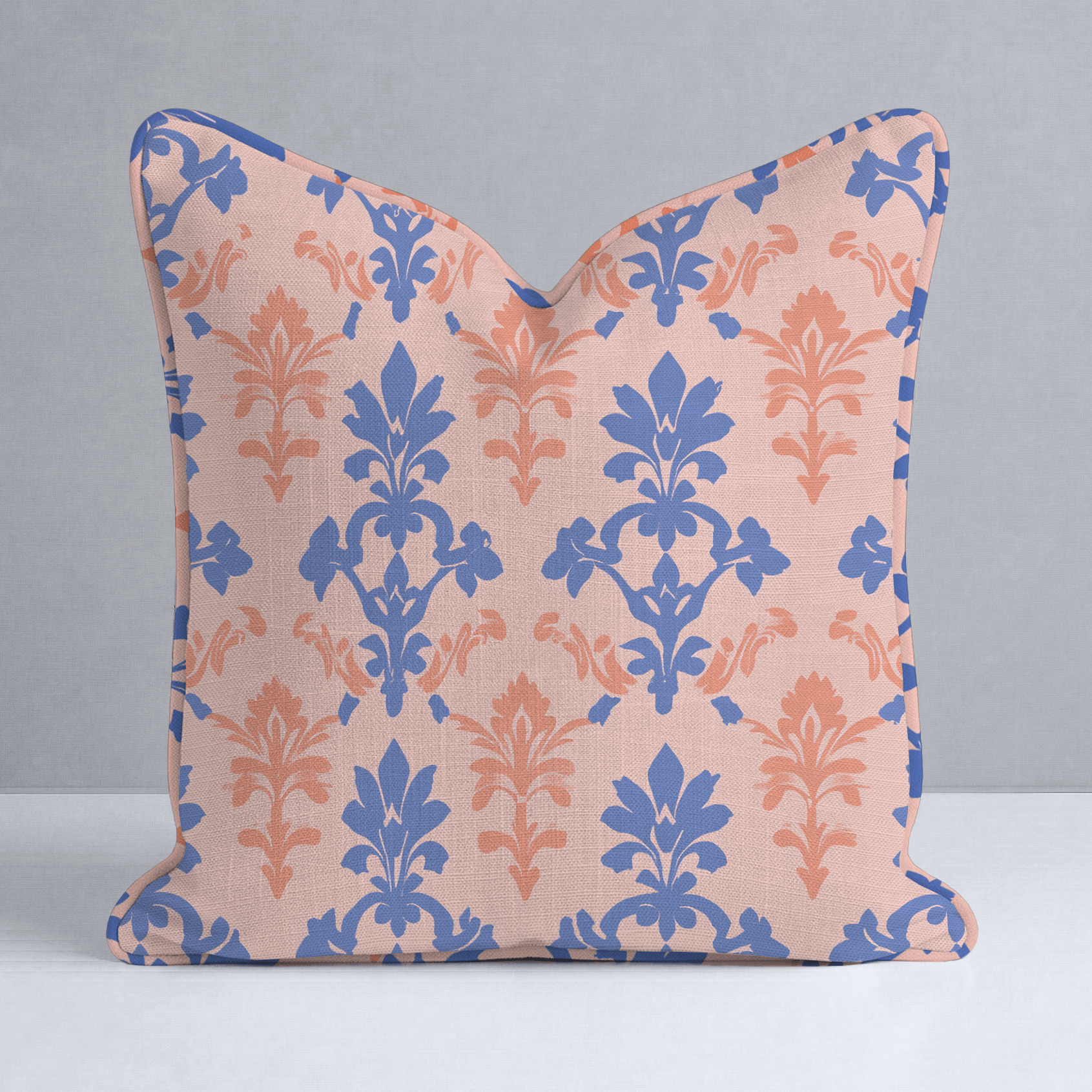 Peachy Elegance Throw Pillow - Lemon Park