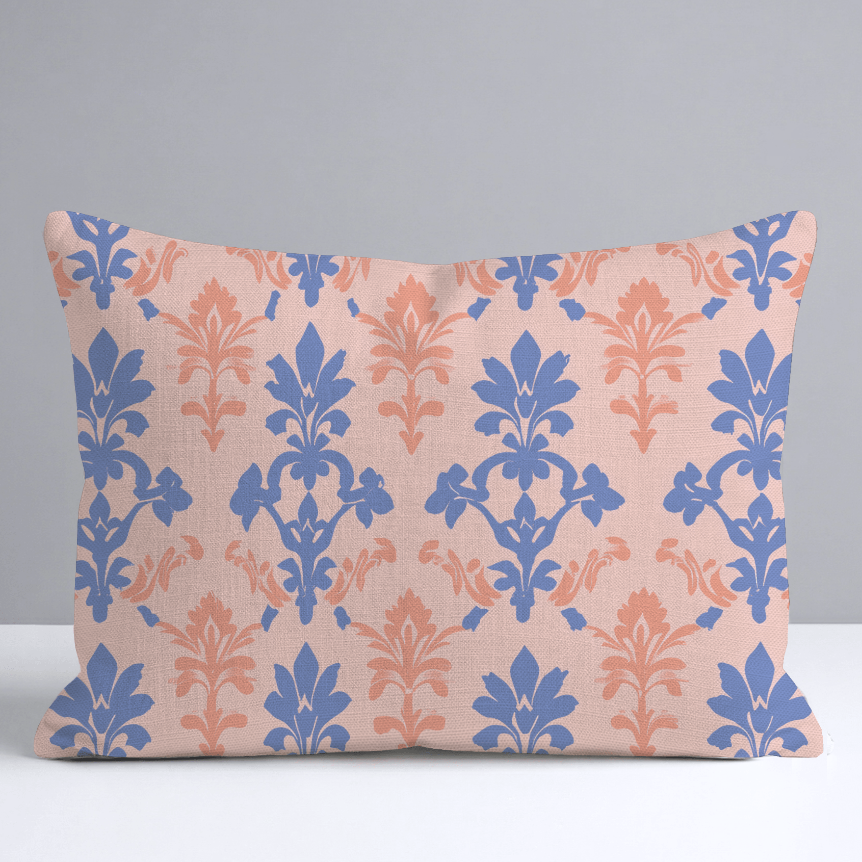 Peachy Elegance Throw Pillow - Lemon Park
