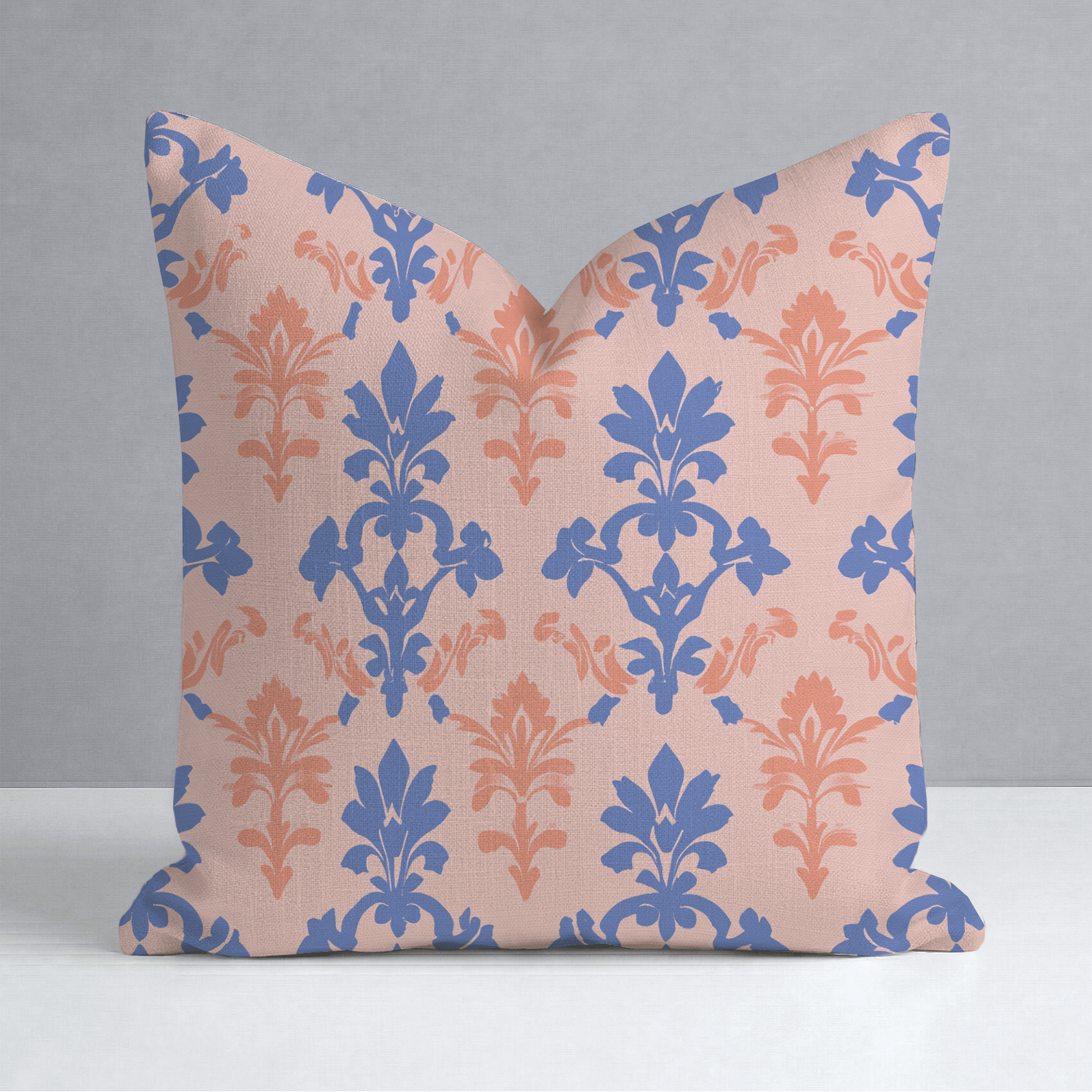 Peachy Elegance Throw Pillow - Lemon Park
