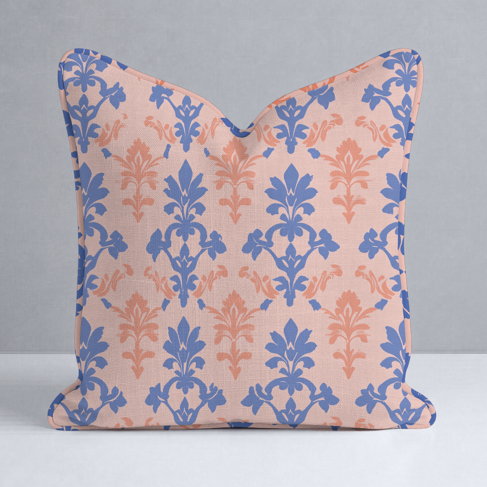 Peachy Elegance Throw Pillow - Lemon Park
