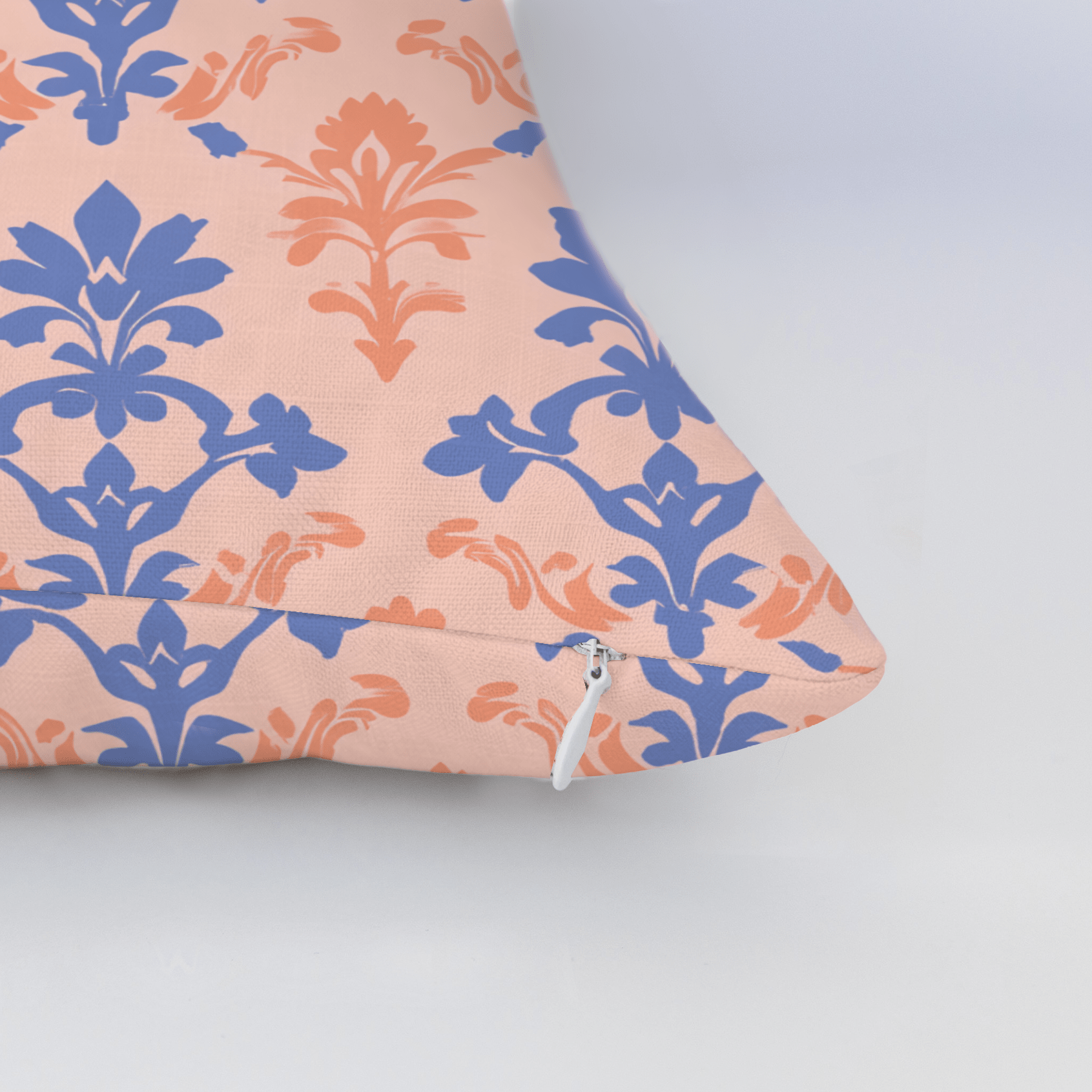 Peachy Elegance Throw Pillow - Lemon Park