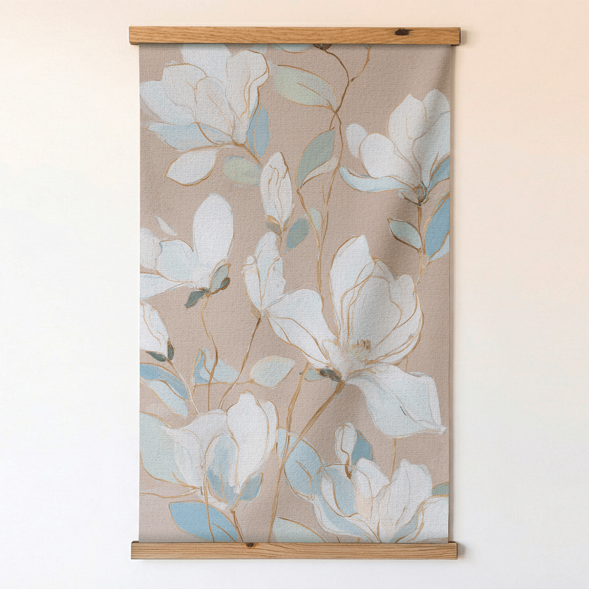 Peachy Petals - Tapestry - Lemon Park