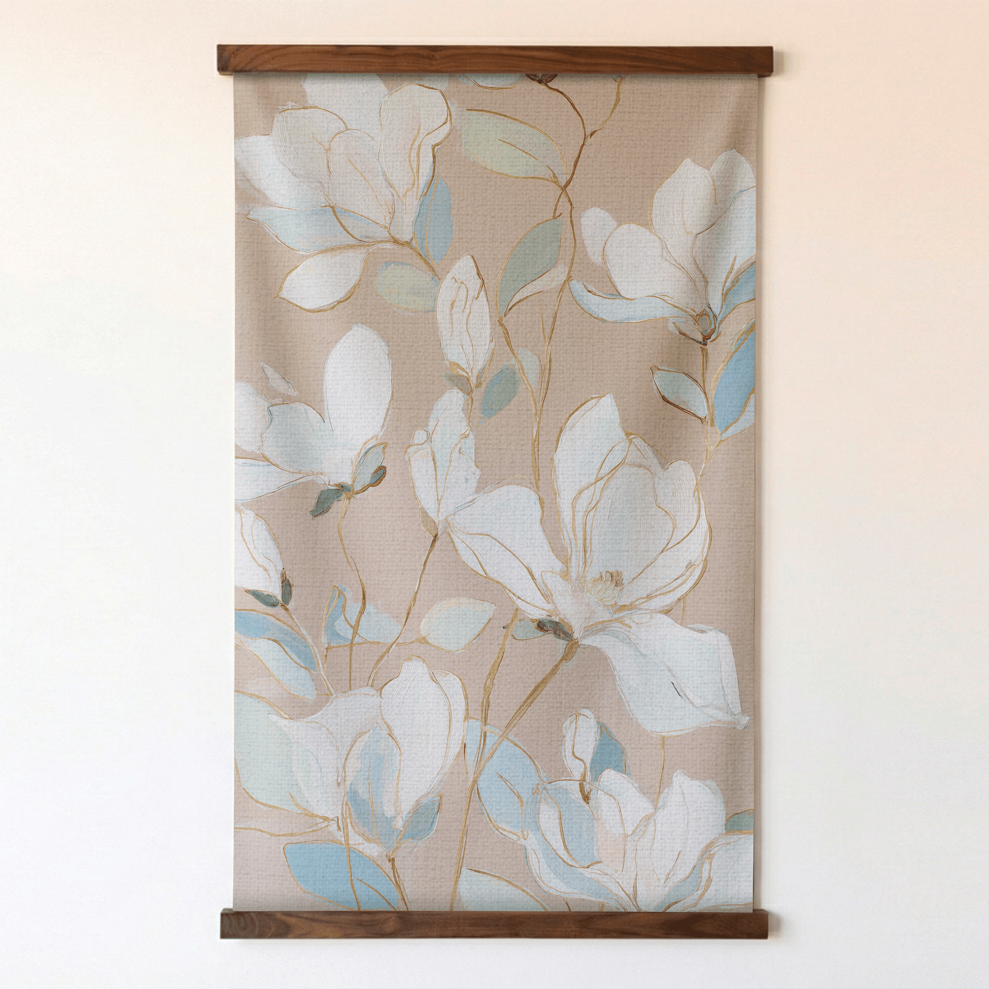 Peachy Petals - Tapestry - Lemon Park