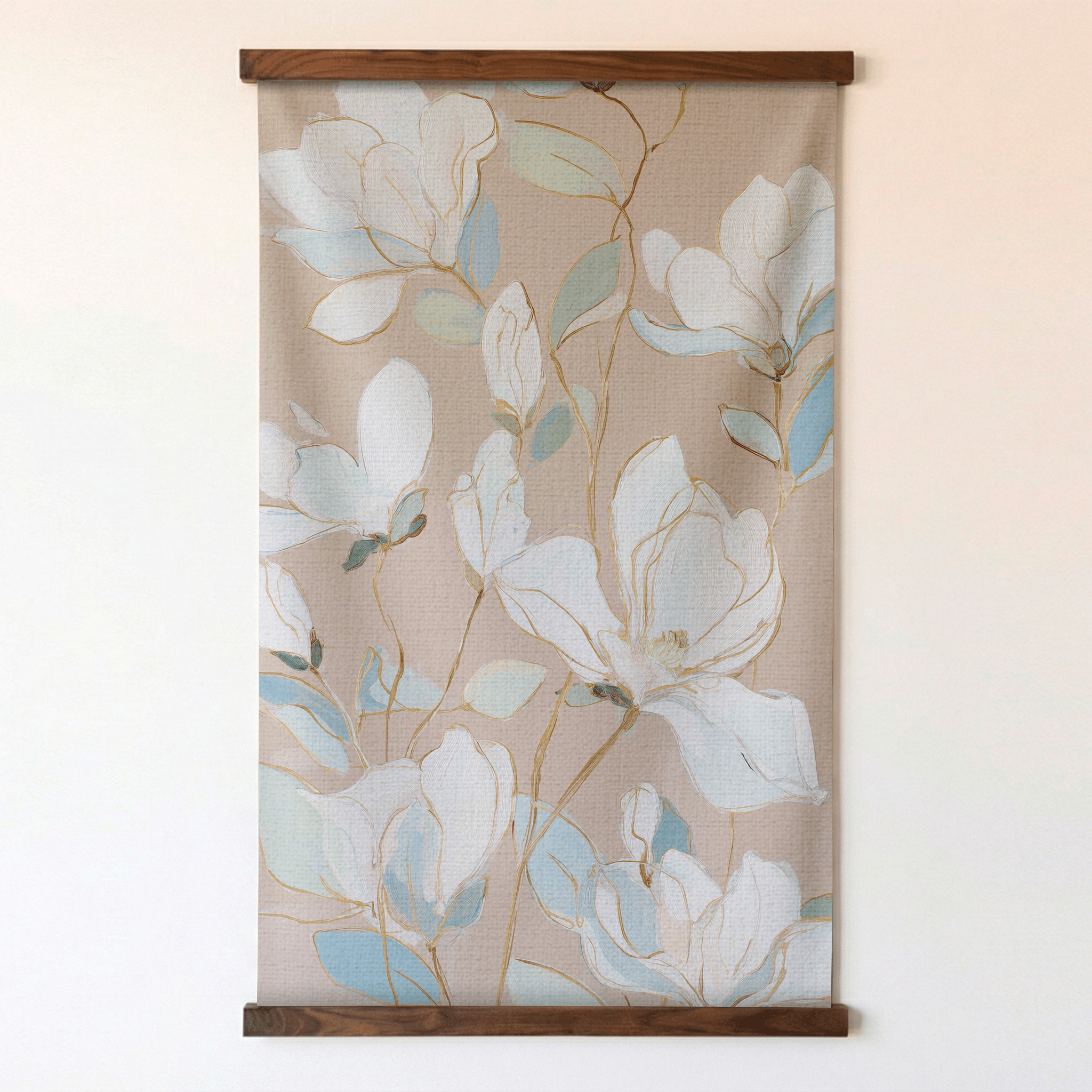 Peachy Petals - Tapestry - Lemon Park