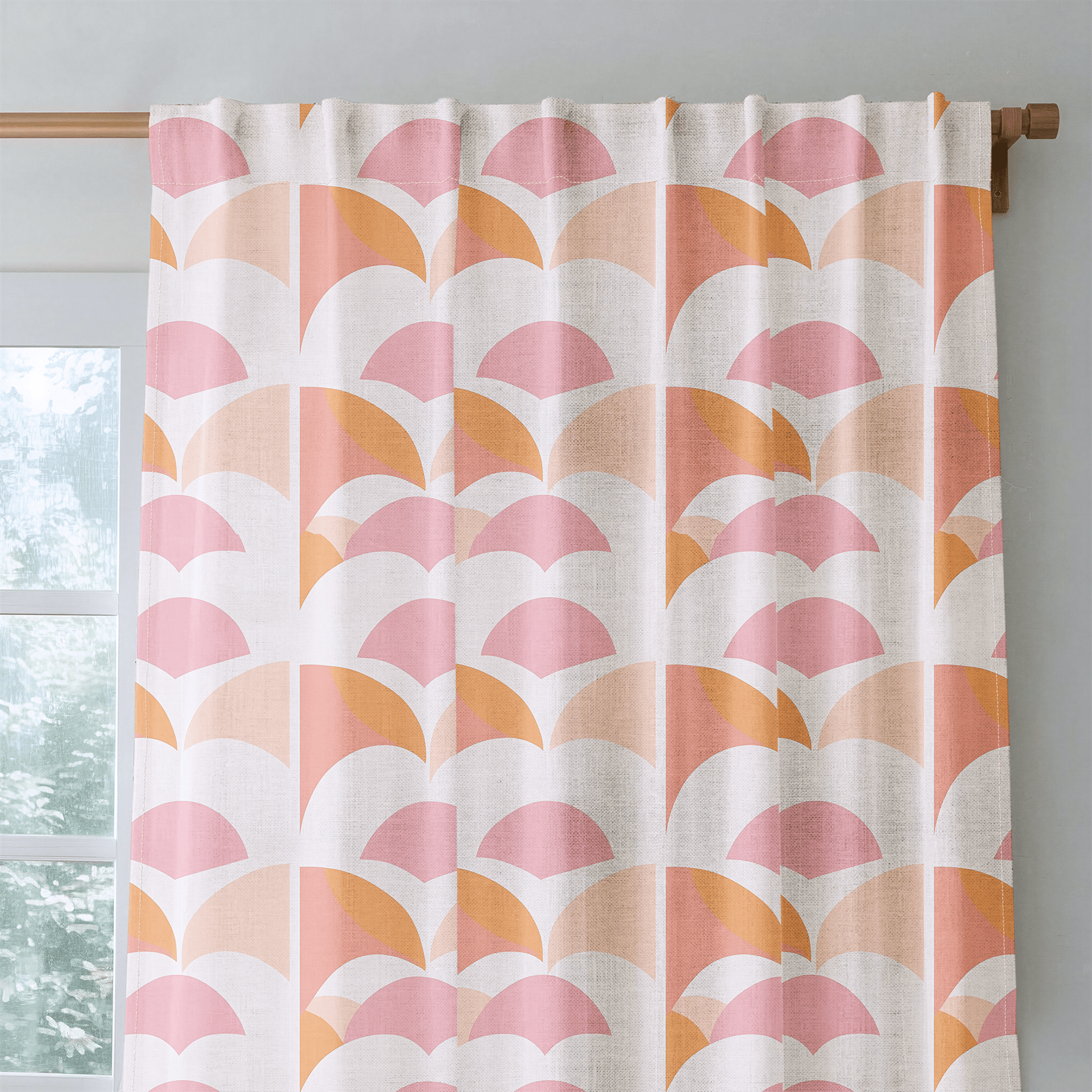Peachy Pops - Drapery - Lemon Park