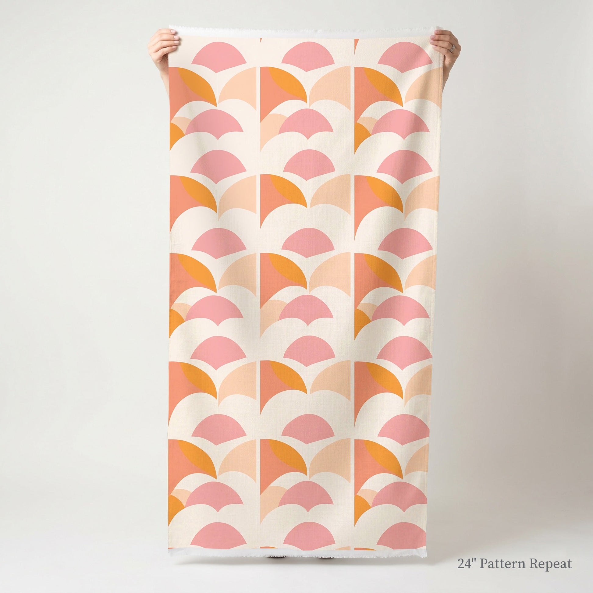 Peachy Pops - Fabric - Lemon Park