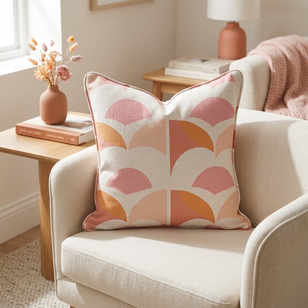 Peachy Pops Throw Pillow - Lemon Park