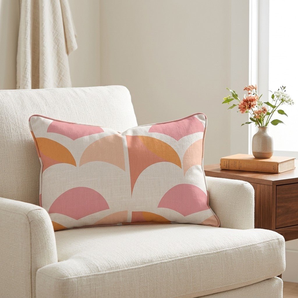 Peachy Pops Throw Pillow - Lemon Park