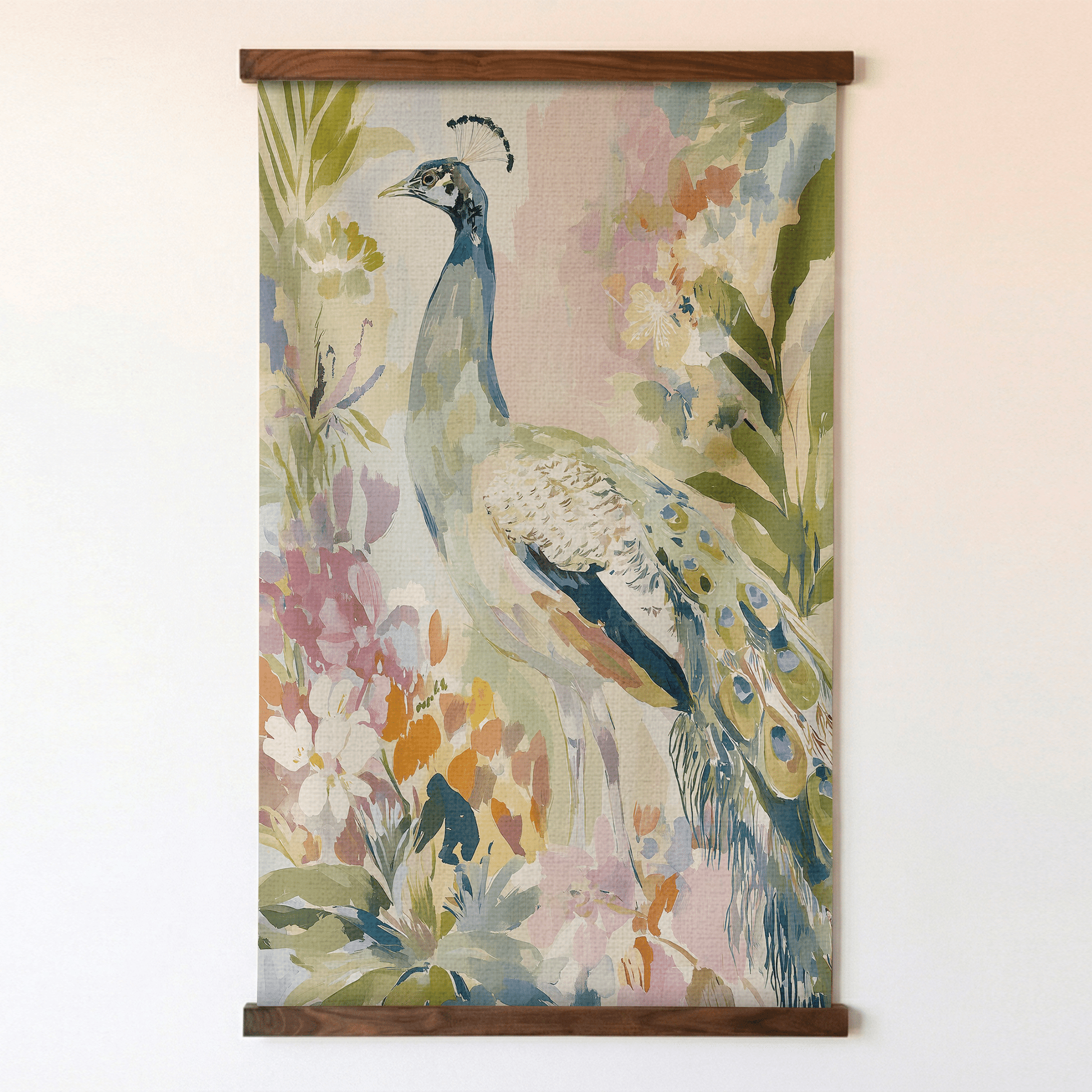 Peacock Summer - Tapestry - Lemon Park
