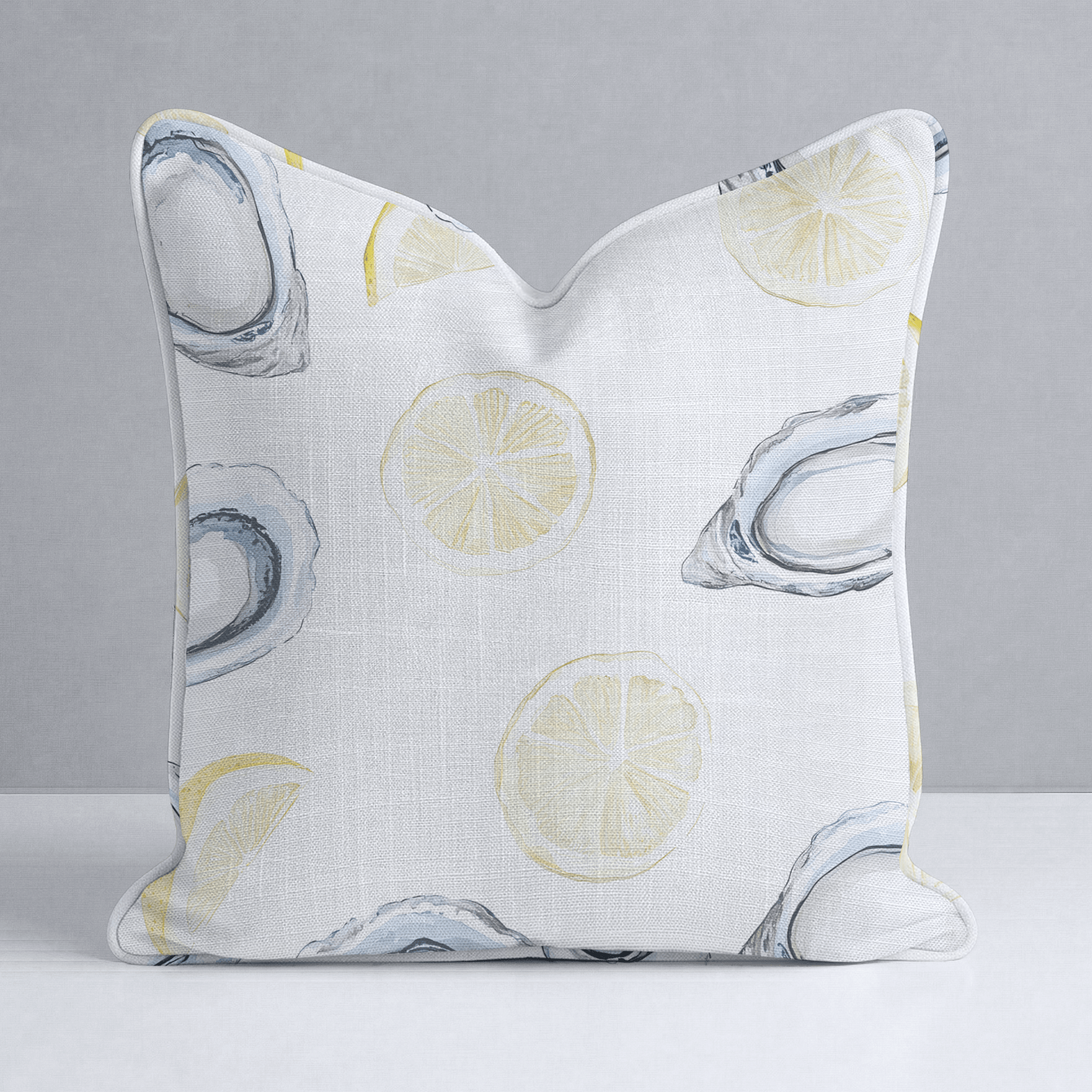 Pearls and Lemons Throw Pillow - Lemon Park