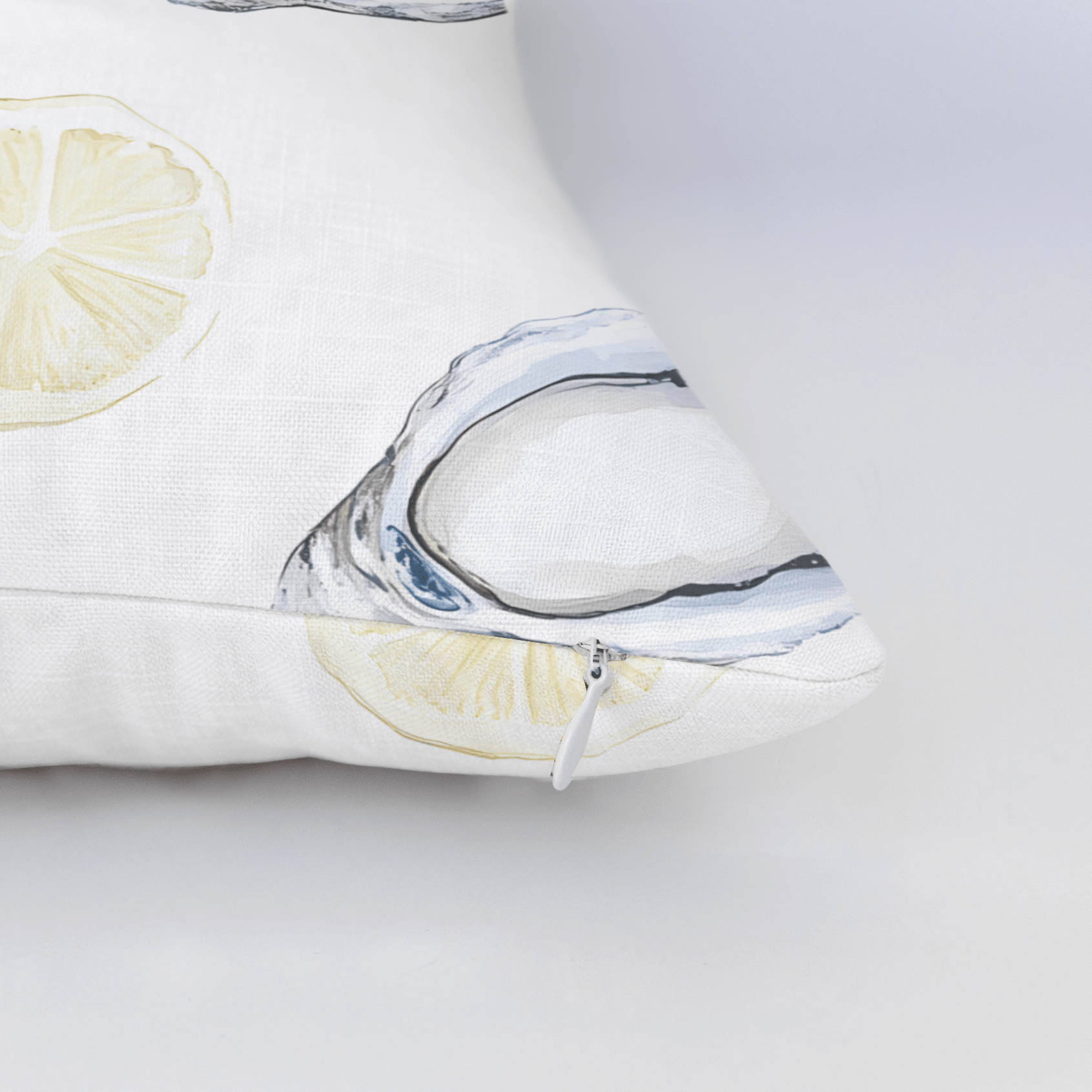 Pearls and Lemons Throw Pillow - Lemon Park