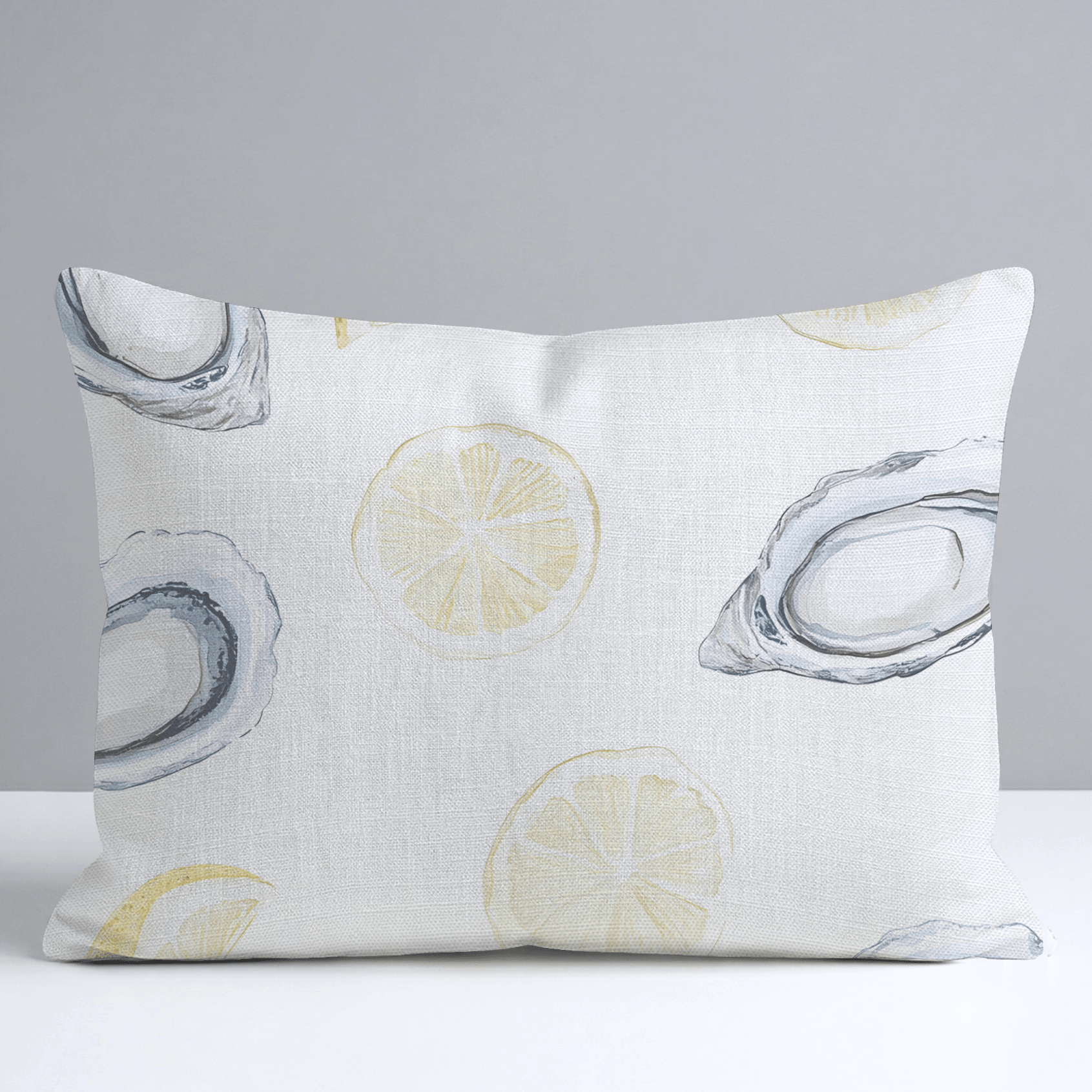 Pearls and Lemons Throw Pillow - Lemon Park