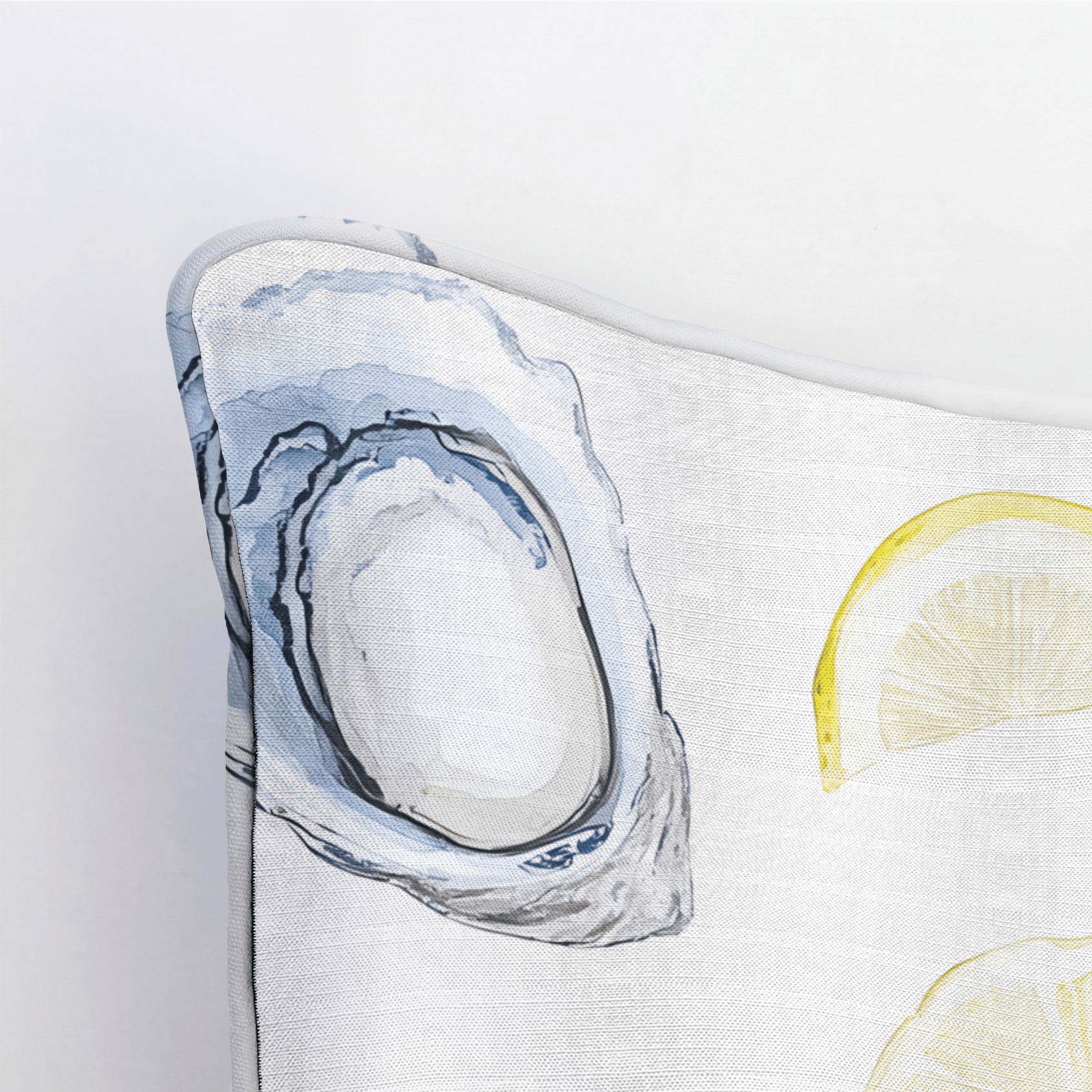 Pearls and Lemons Throw Pillow - Lemon Park