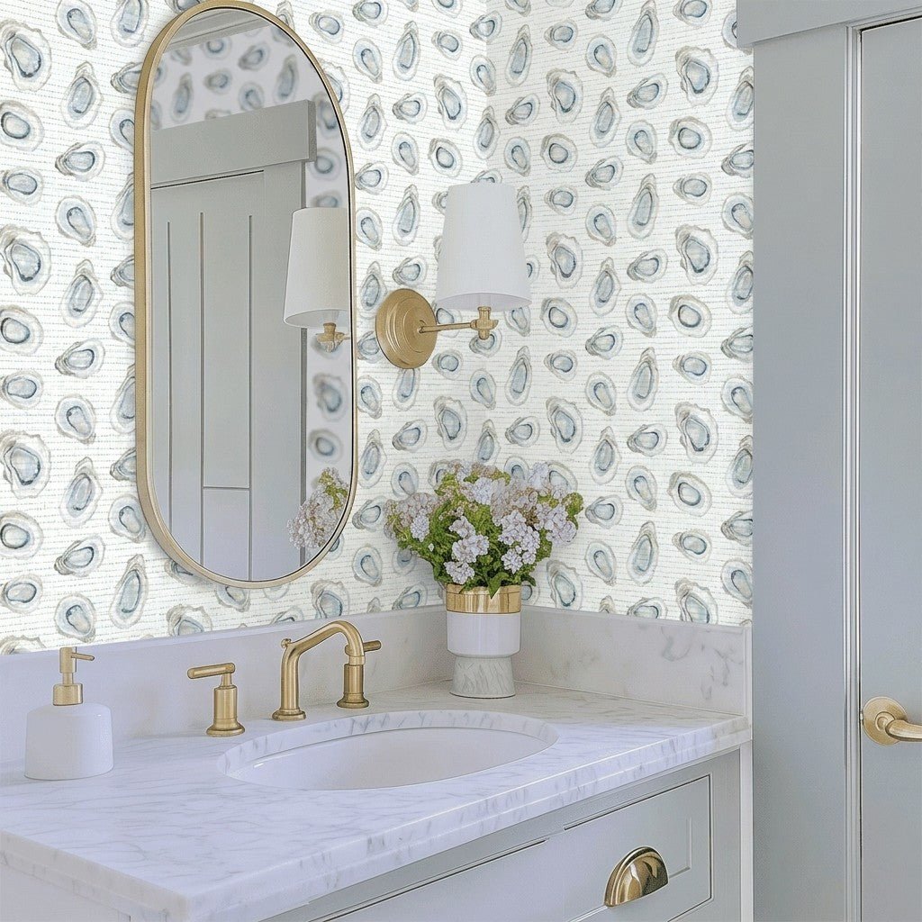Pearl's Haven Faux Grasscloth Wallpaper - Lemon Park