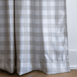 Pearl's Haven Fog Gingham - Drapery - Lemon Park