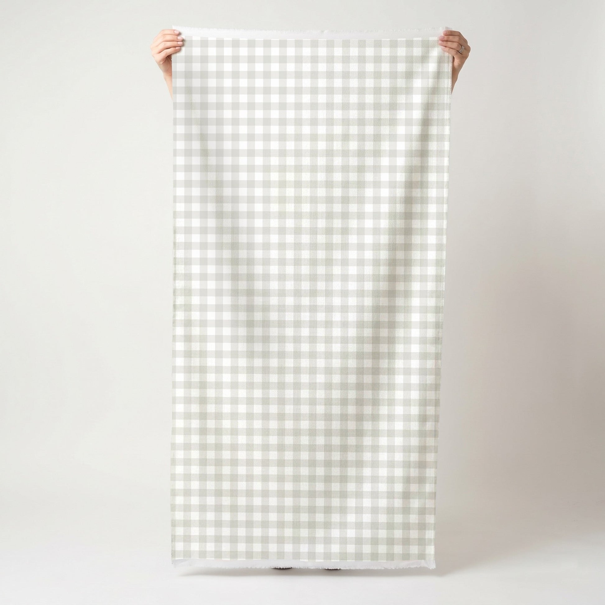 Pearl's Haven Fog Gingham - Fabric - Lemon Park