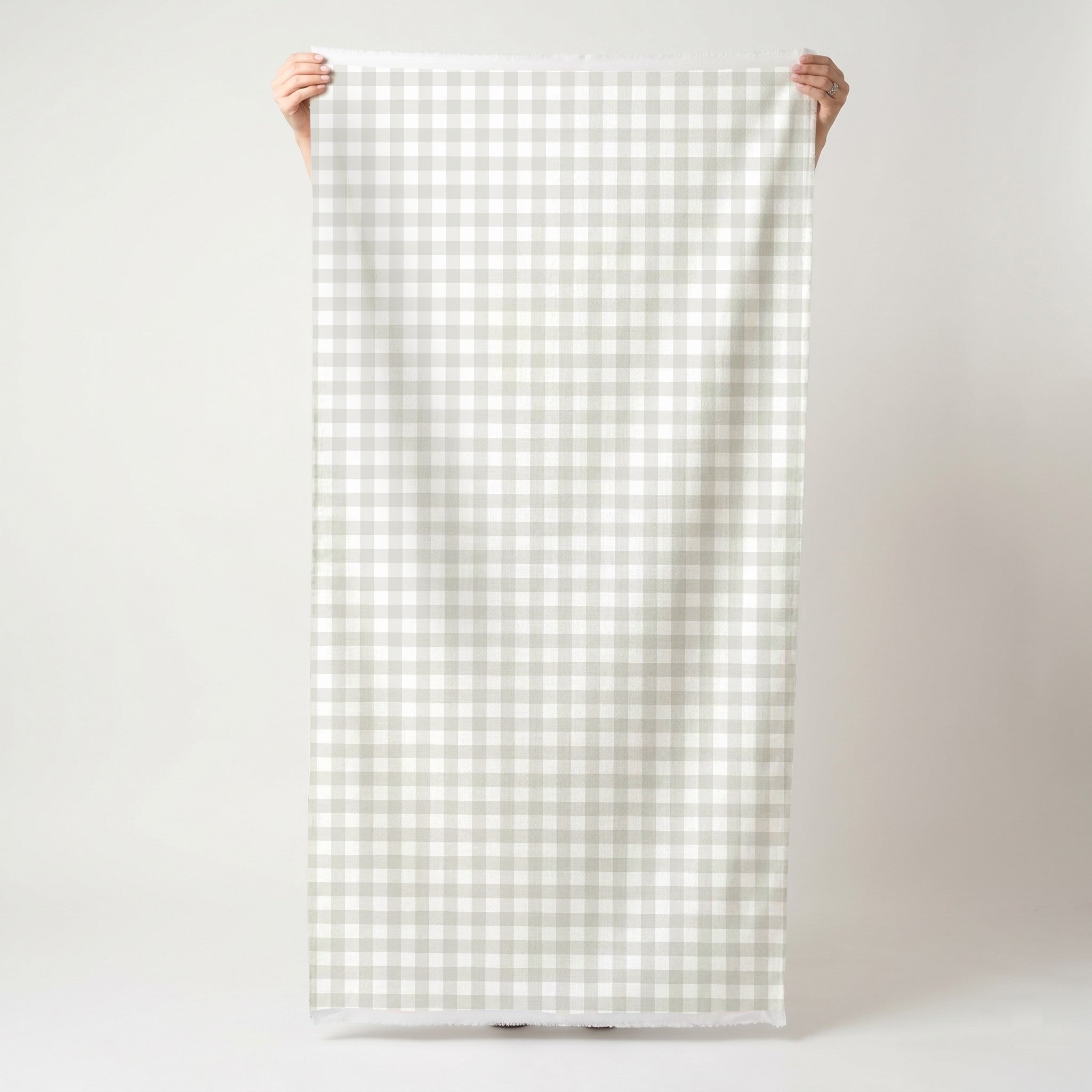Pearl's Haven Fog Gingham - Fabric - Lemon Park
