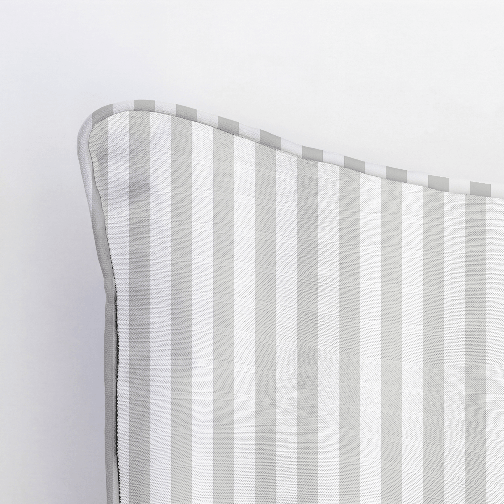 Pearl's Haven Fog Stripes Throw Pillow - Lemon Park