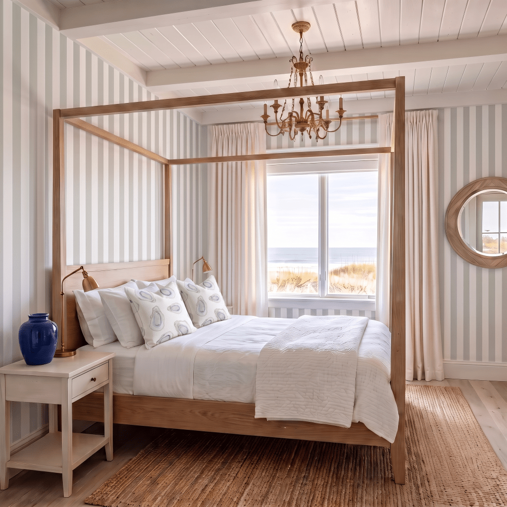 Pearl's Haven Fog Stripes Wallpaper - Lemon Park