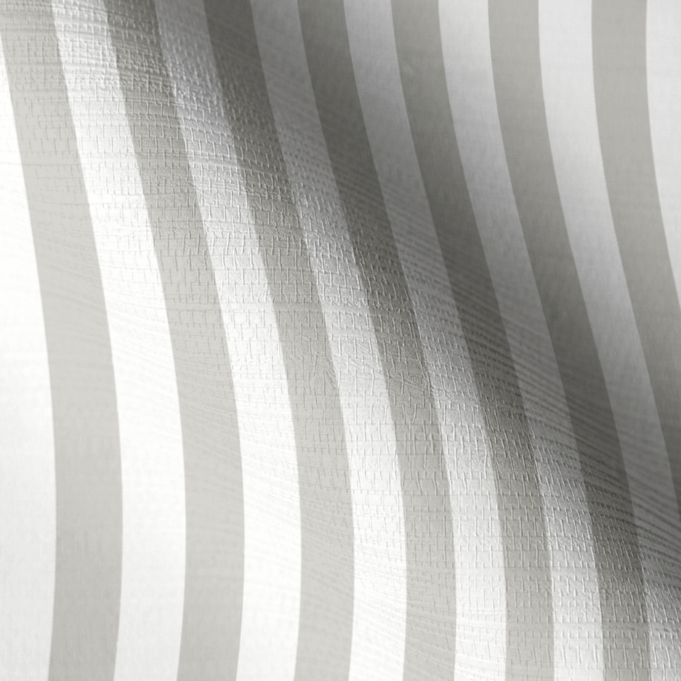 Pearl's Haven Fog Stripes Faux Grasscloth Wallpaper