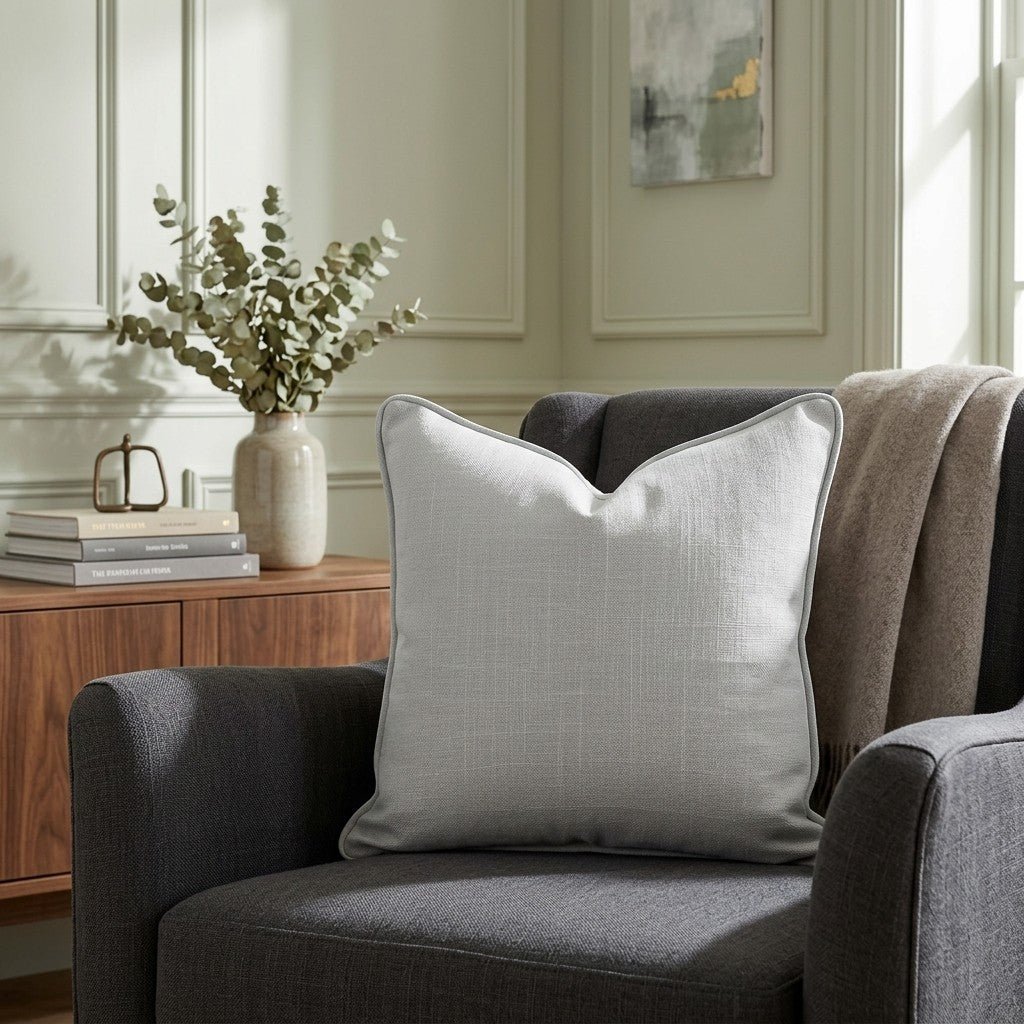 Pearl's Haven Fog Throw Pillow - Lemon Park