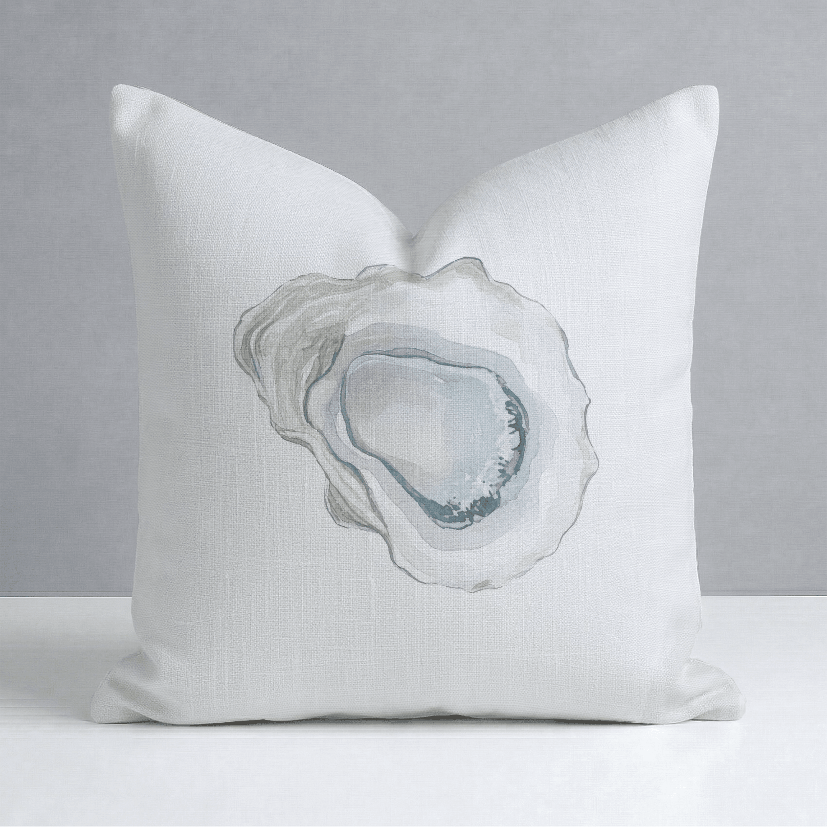 Pearl's Haven Oyster White Throw Pillow - Lemon Park