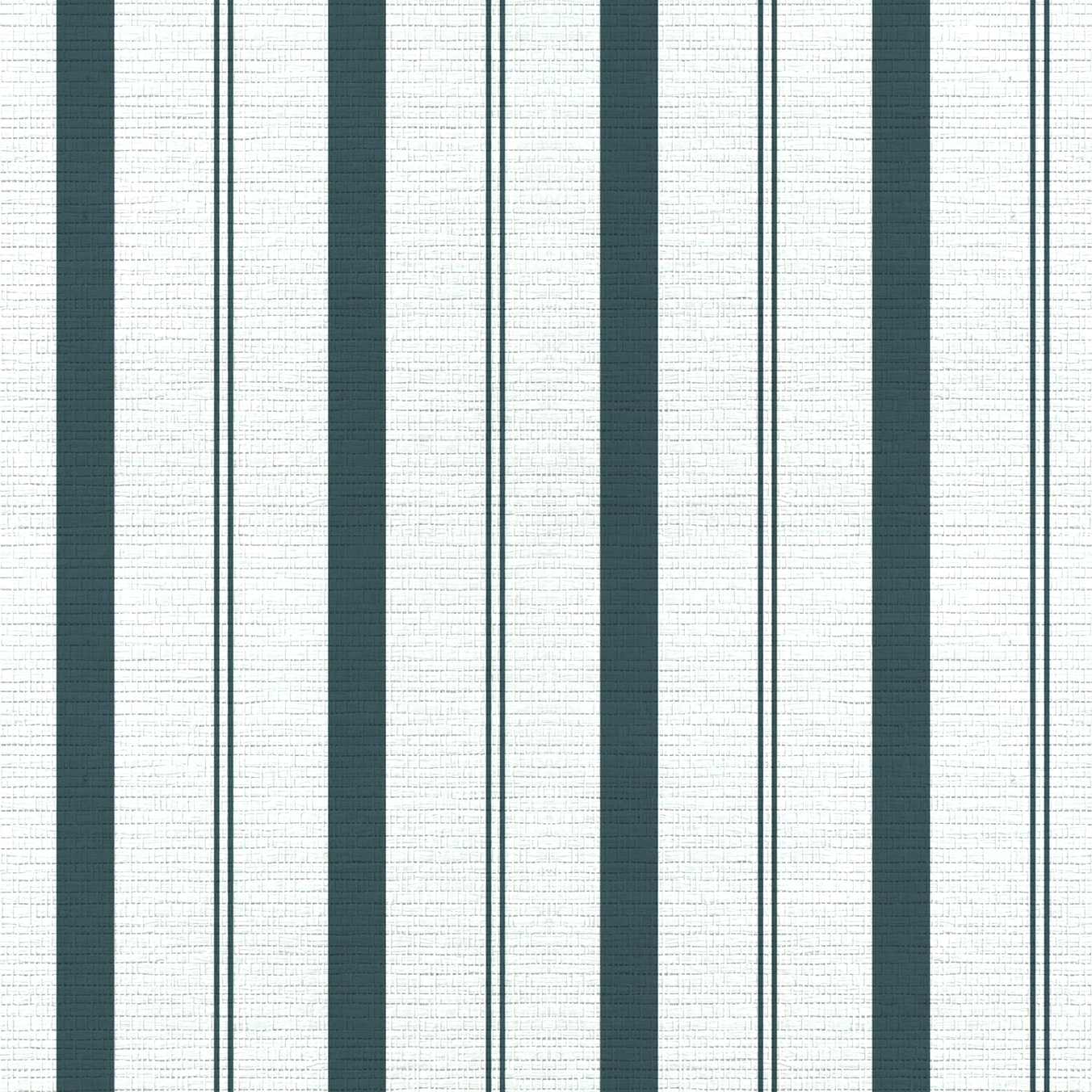 Pearl's Haven Teal Stripes Faux Grasscloth Wallpaper - Lemon Park