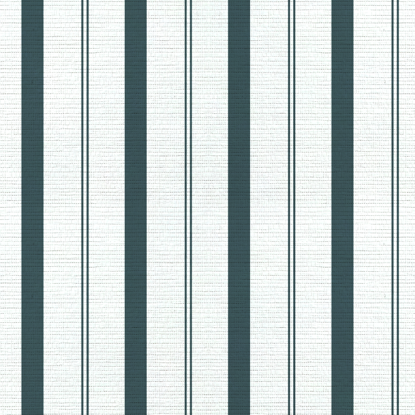 Pearl's Haven Teal Stripes Faux Grasscloth Wallpaper