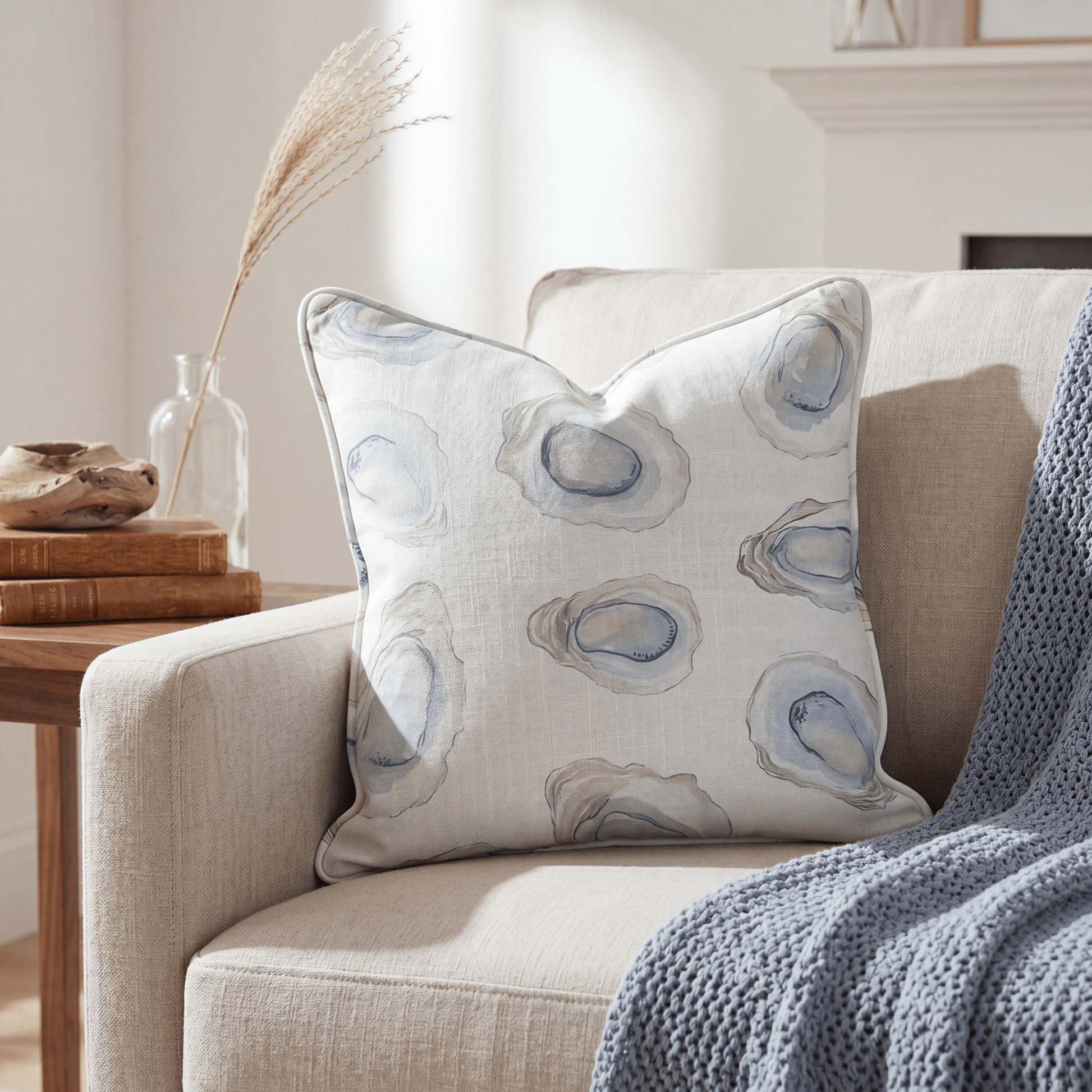 Pearl's Haven Throw Pillow - Lemon Park